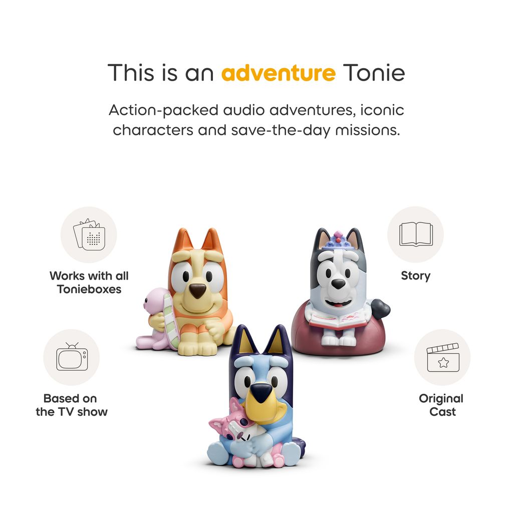 Tonies Audio Character Set Bluey Bingo And Muffin