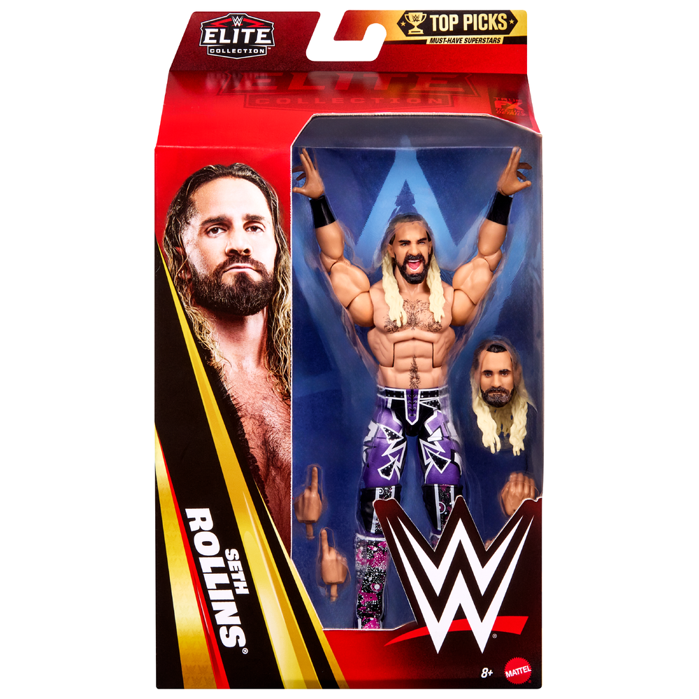 Wwe Elite Collection Top Picks Action Figure & Accessories Seth Rollins 6"