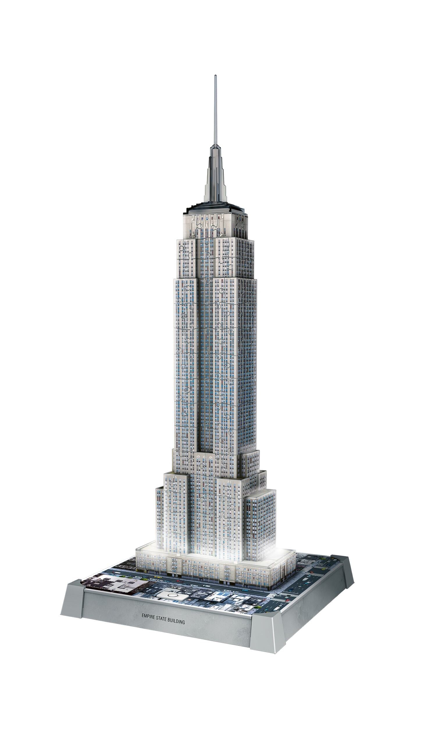 Ravensburger Iconics Empire State Building - Light Up 216 Piece 3D Jigsaw Puzzle