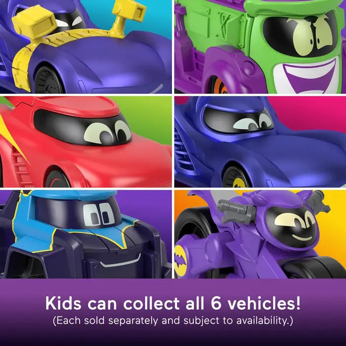Fisher Price Batwheels 1:55 Scale Diecast Car Assortment