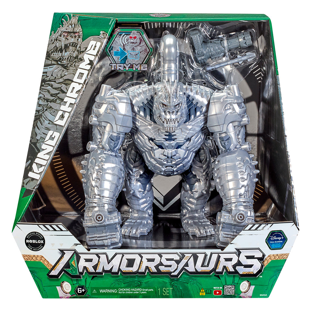 Armorsaurs Feature Villain Figure- King Chrome