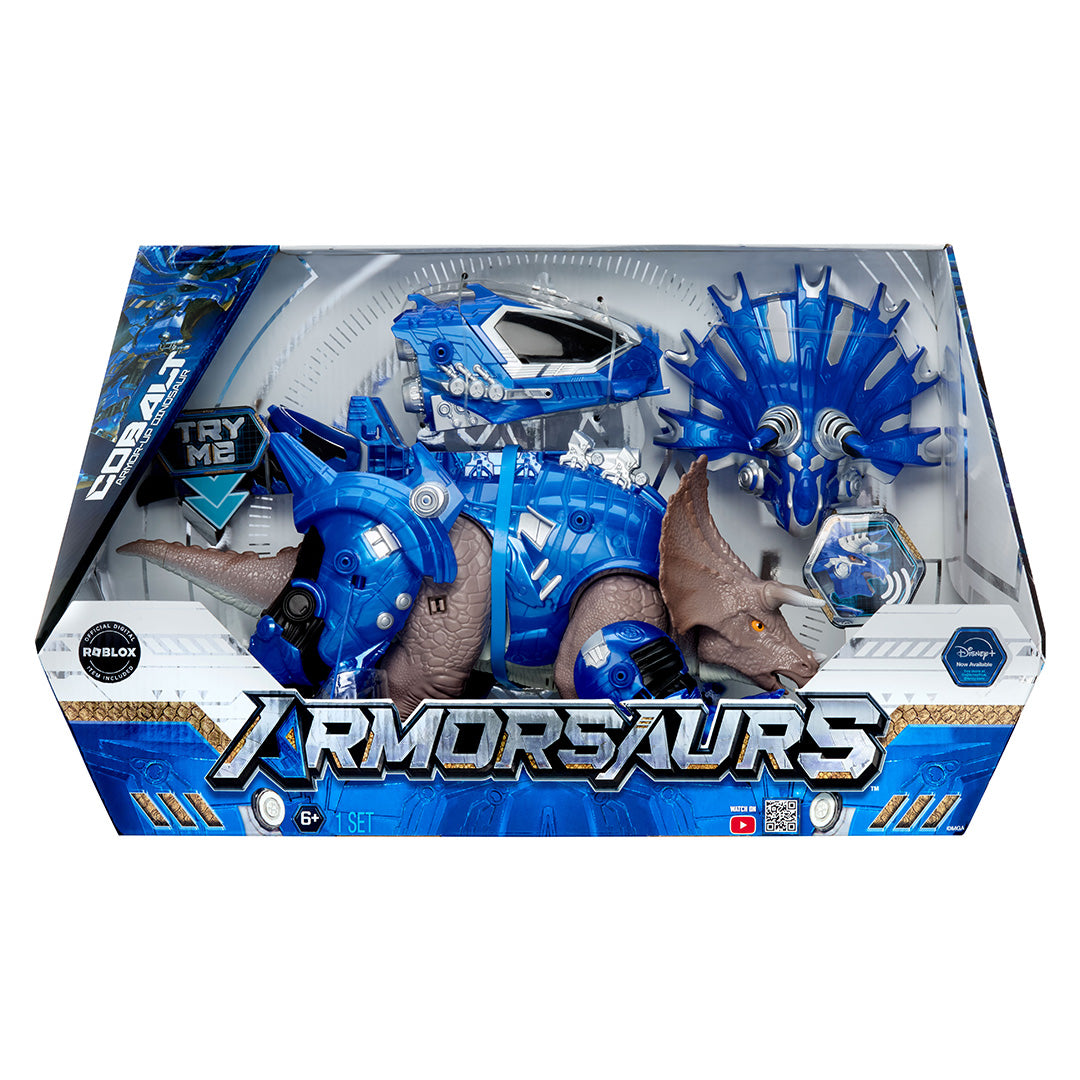 Armorsaurs Action Figure Armor-Up Dinosaur Cobalt