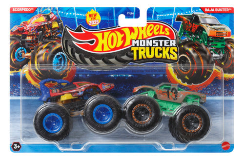 Hot Wheels Monster Trucks 1:64 2-Pack Assortment