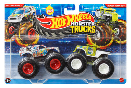 Hot Wheels Monster Trucks 1:64 2-Pack Assortment