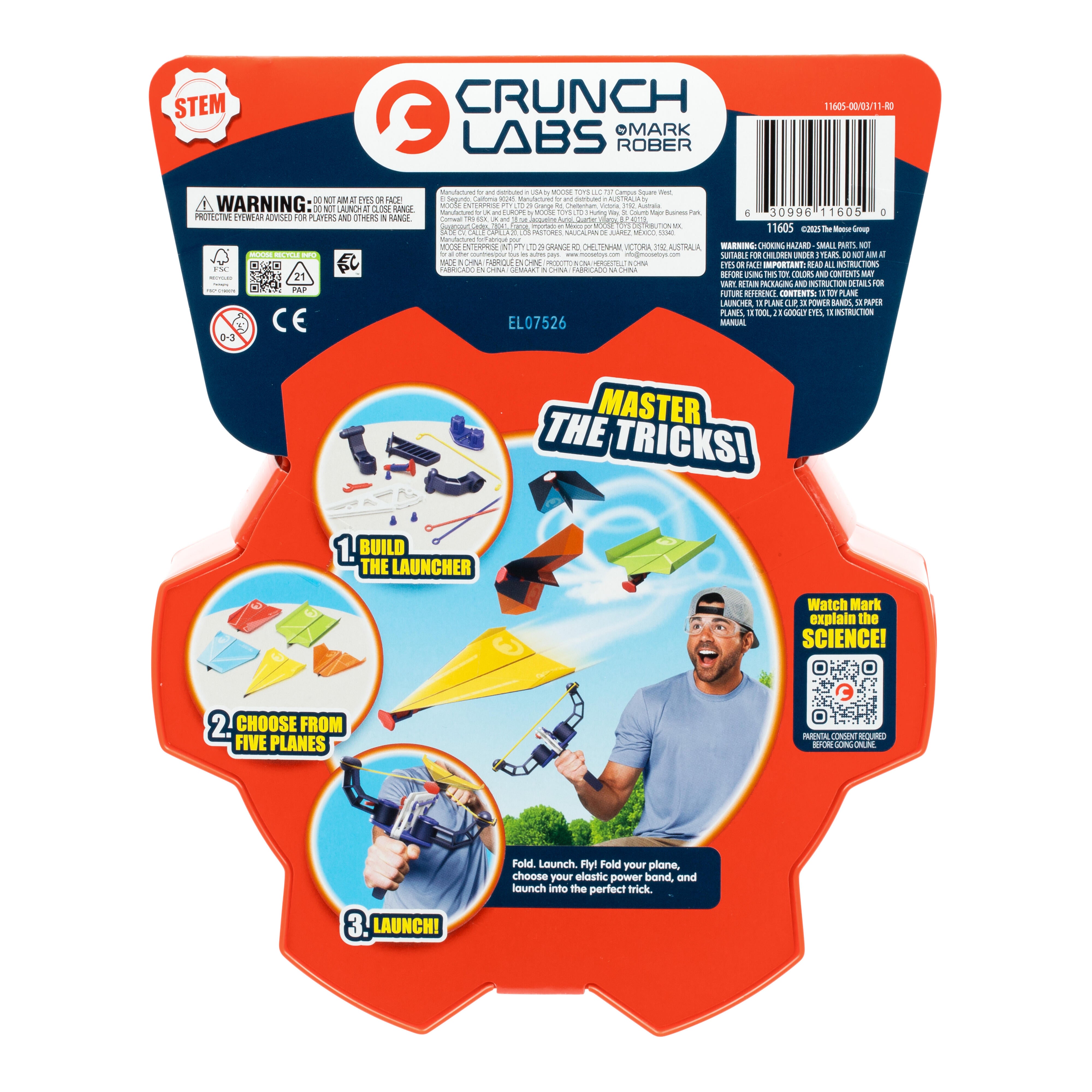 Crunchlabs By Mark Rober Turbo Trick Planes