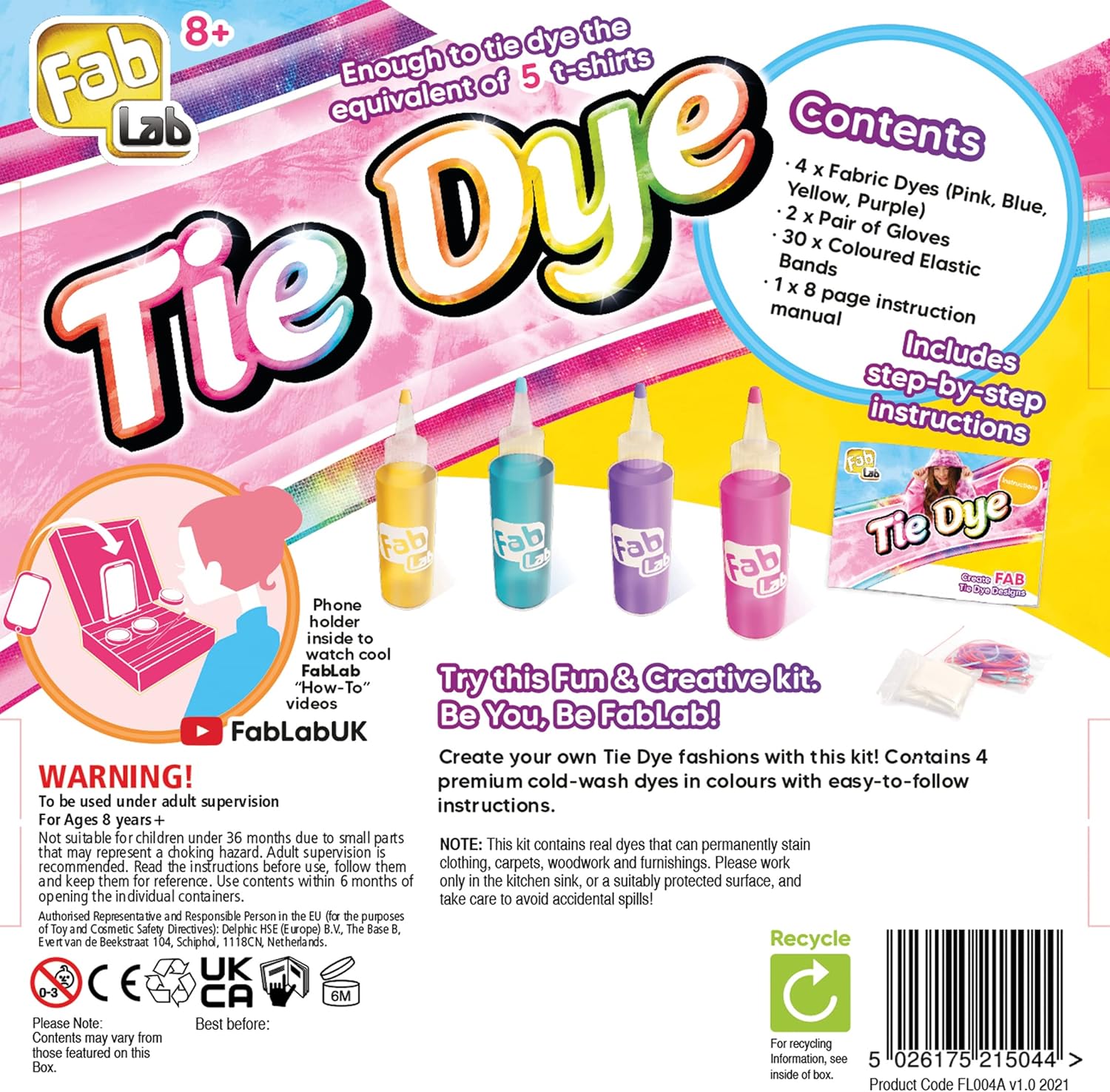 Fablab - Tie Die Kit