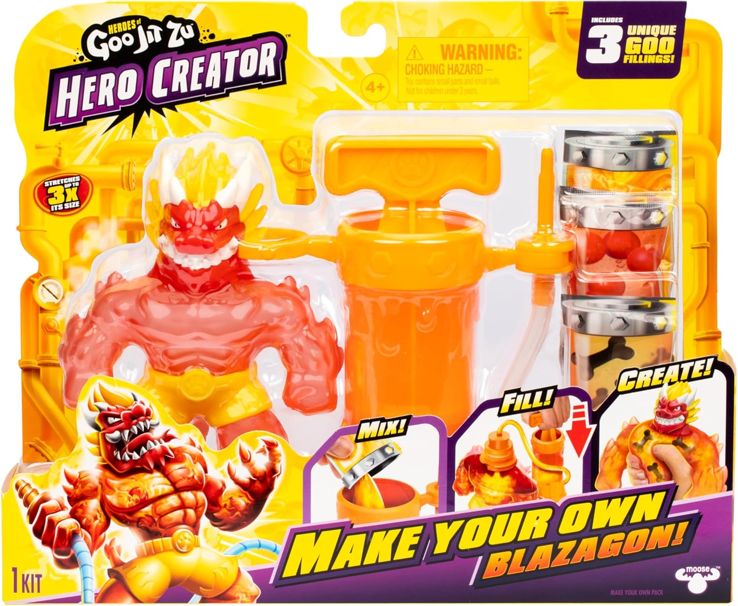 Heroes Of Goo Jit Zu: Hero Creator Pack – Make Your Own Blazagon