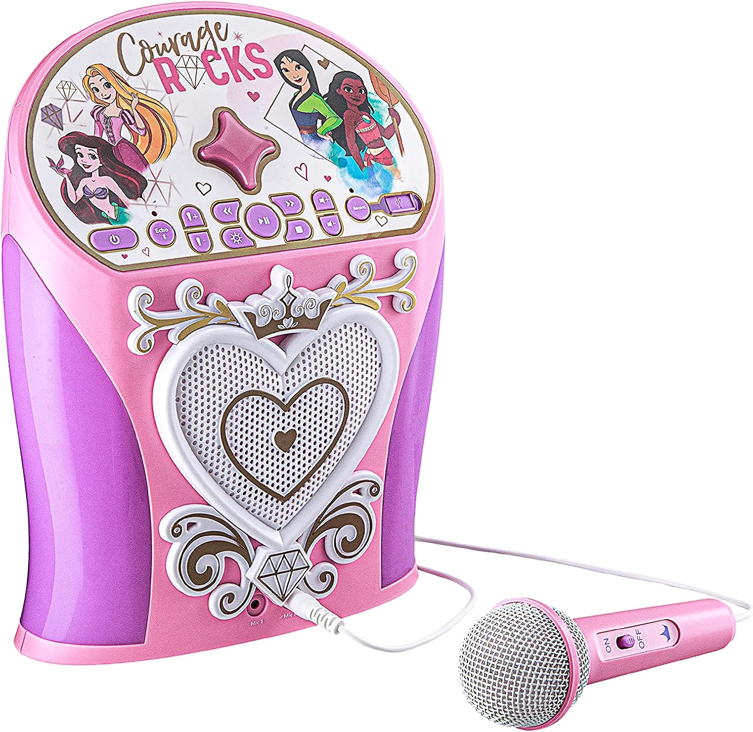 Disney Princess Ez Link Bluetooth Karaoke Machine