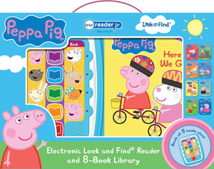 Peppa Pig Electronic Me Reader And 8 Book Interactive Library Set
