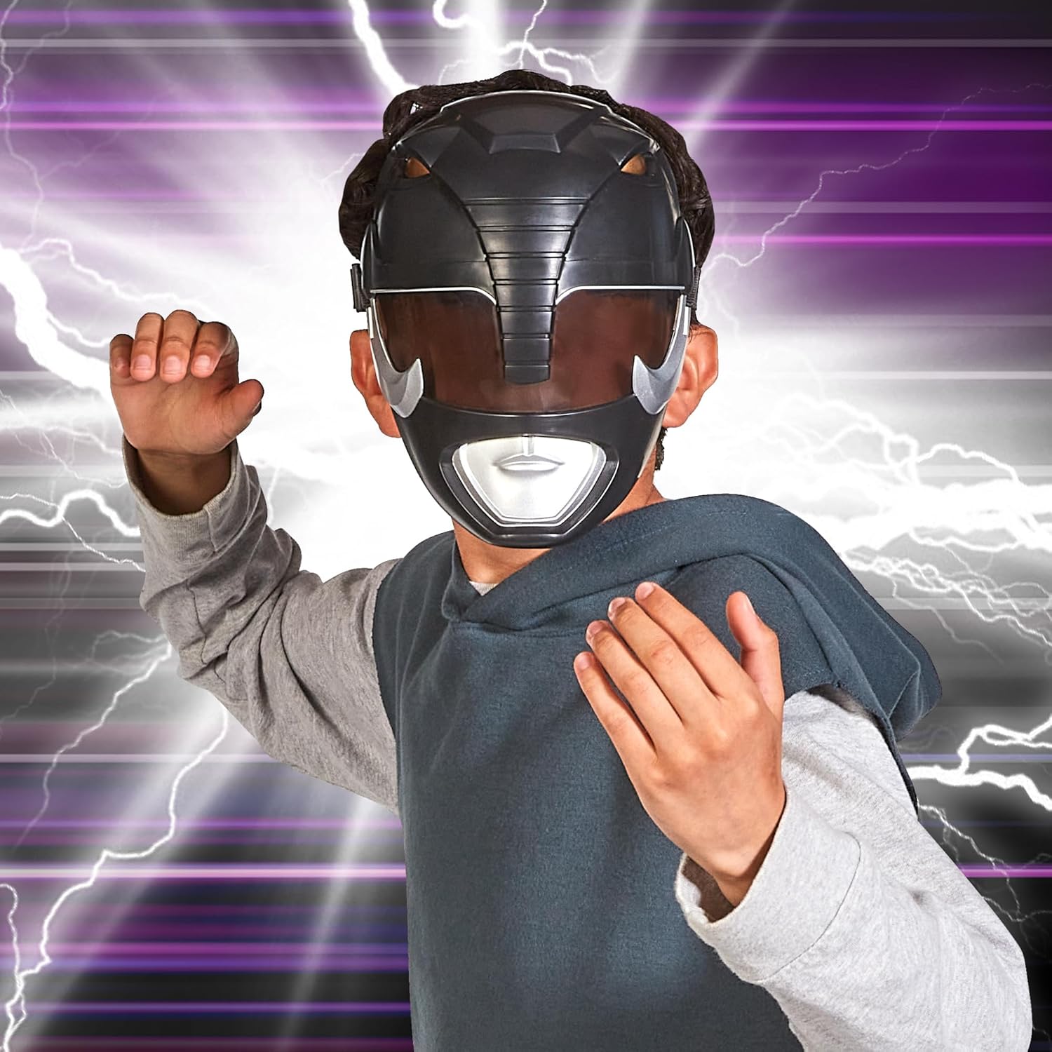 Mighty Morphin Power Rangers: Black Ranger Role Play Mask