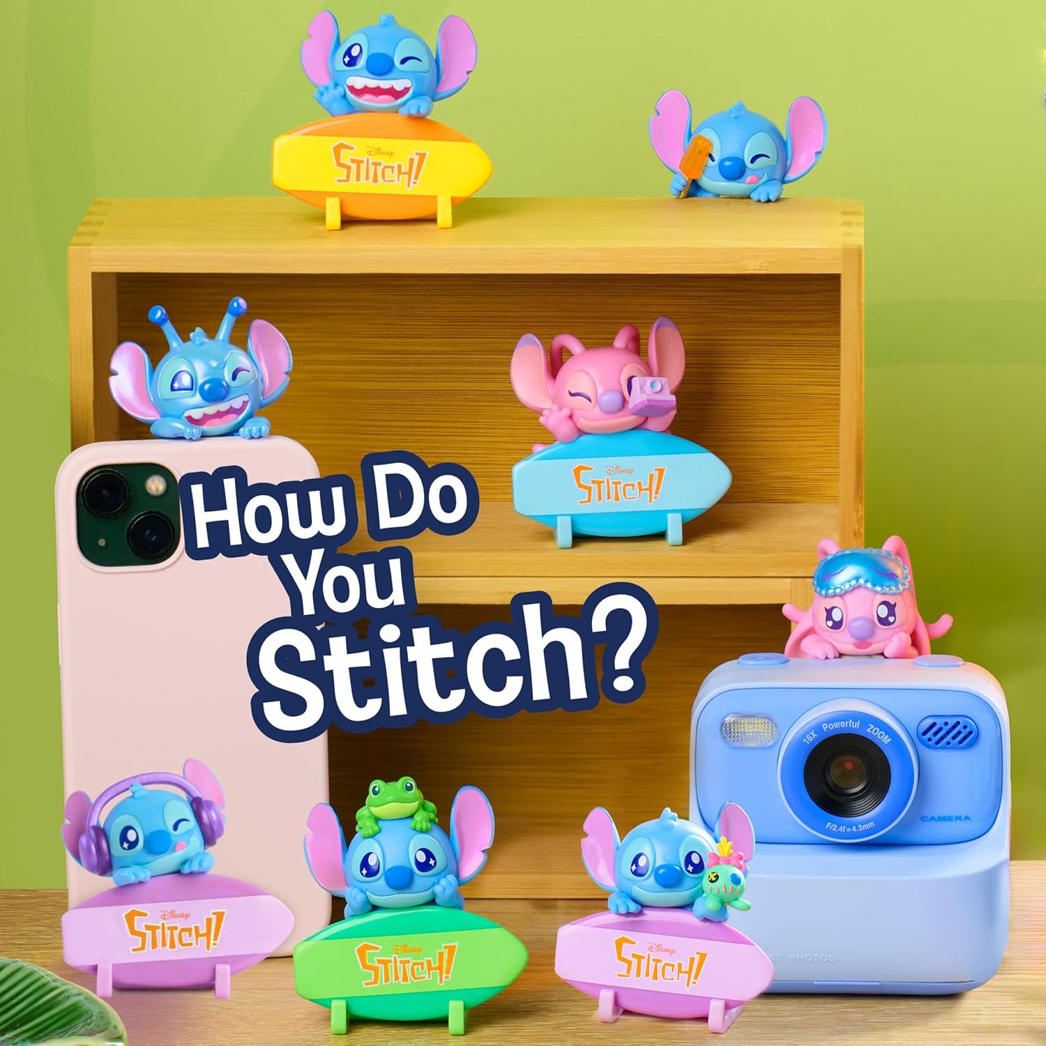 Disney Stitch Attachmeez Collectible Mini Figure Blind Box