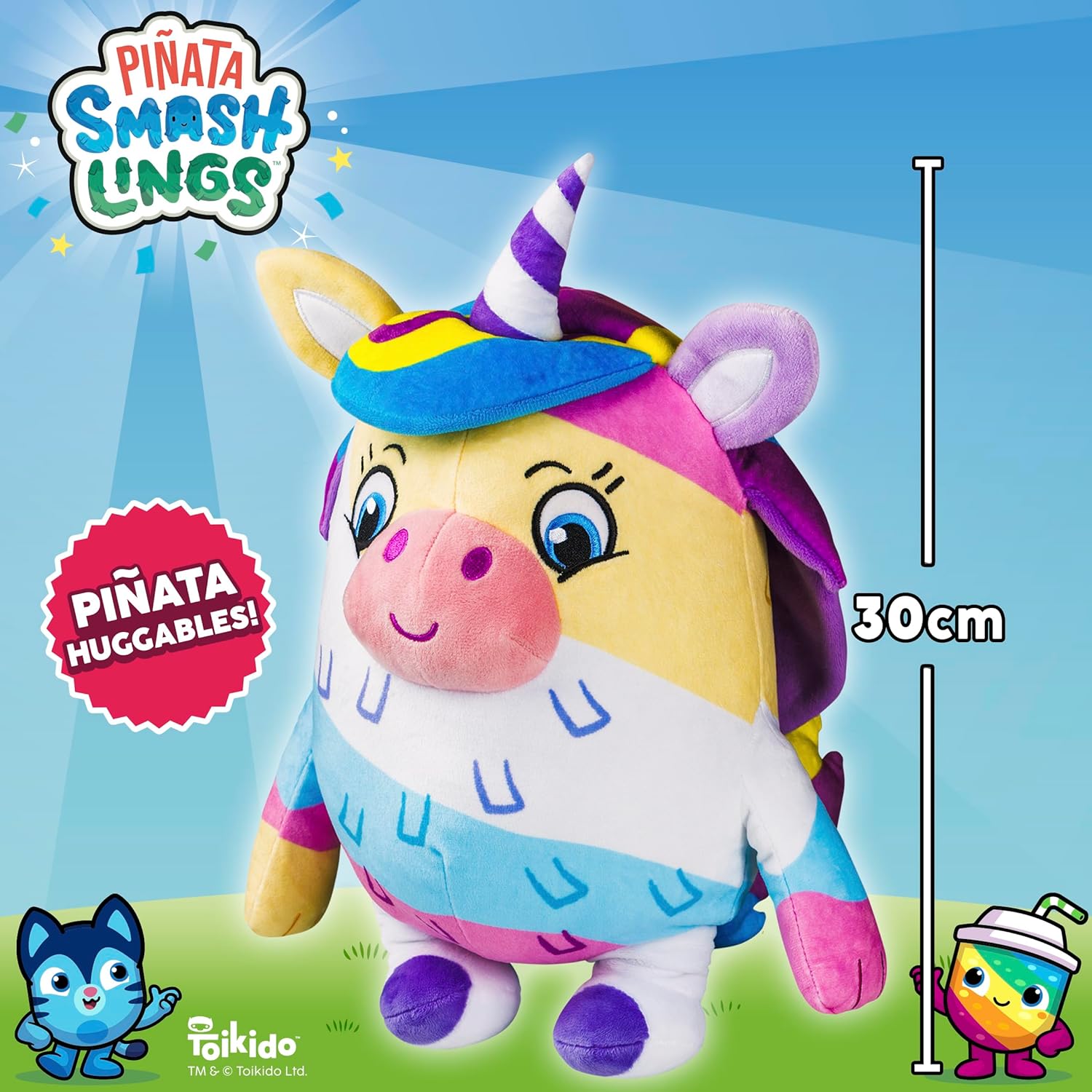 Piñata Smashlings 30Cm Huggable Luna The Unicorn Plush