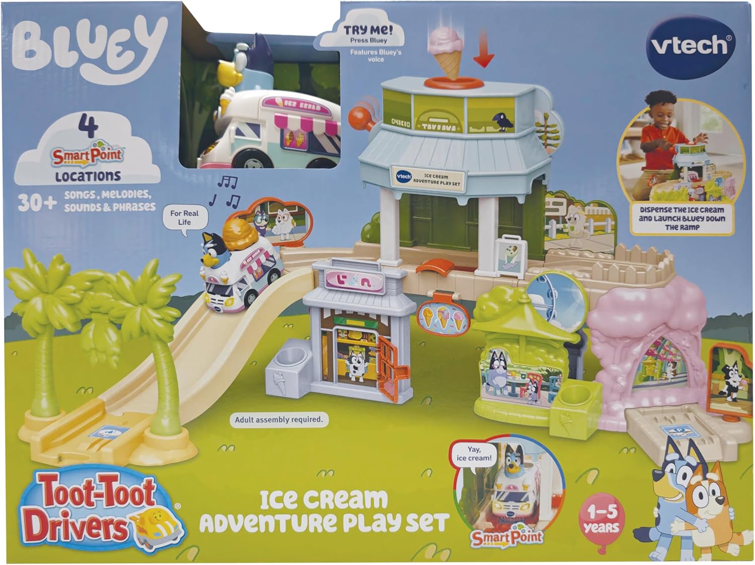Vtech Toot-Toot Drivers Bluey Ice Cream Adventure Play Set
