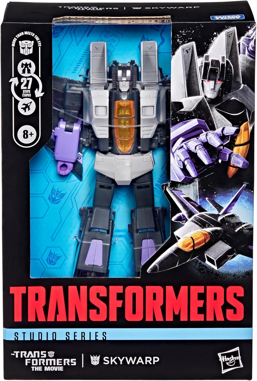 Transformers Studio Series Transformers: The Movie Skywarp Voyager Class 16.5-Cm Converting Action Figure