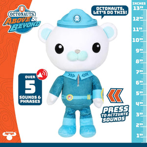 Octonauts Above & Beyond Sound Effects Plush Captain Barnacles Toy