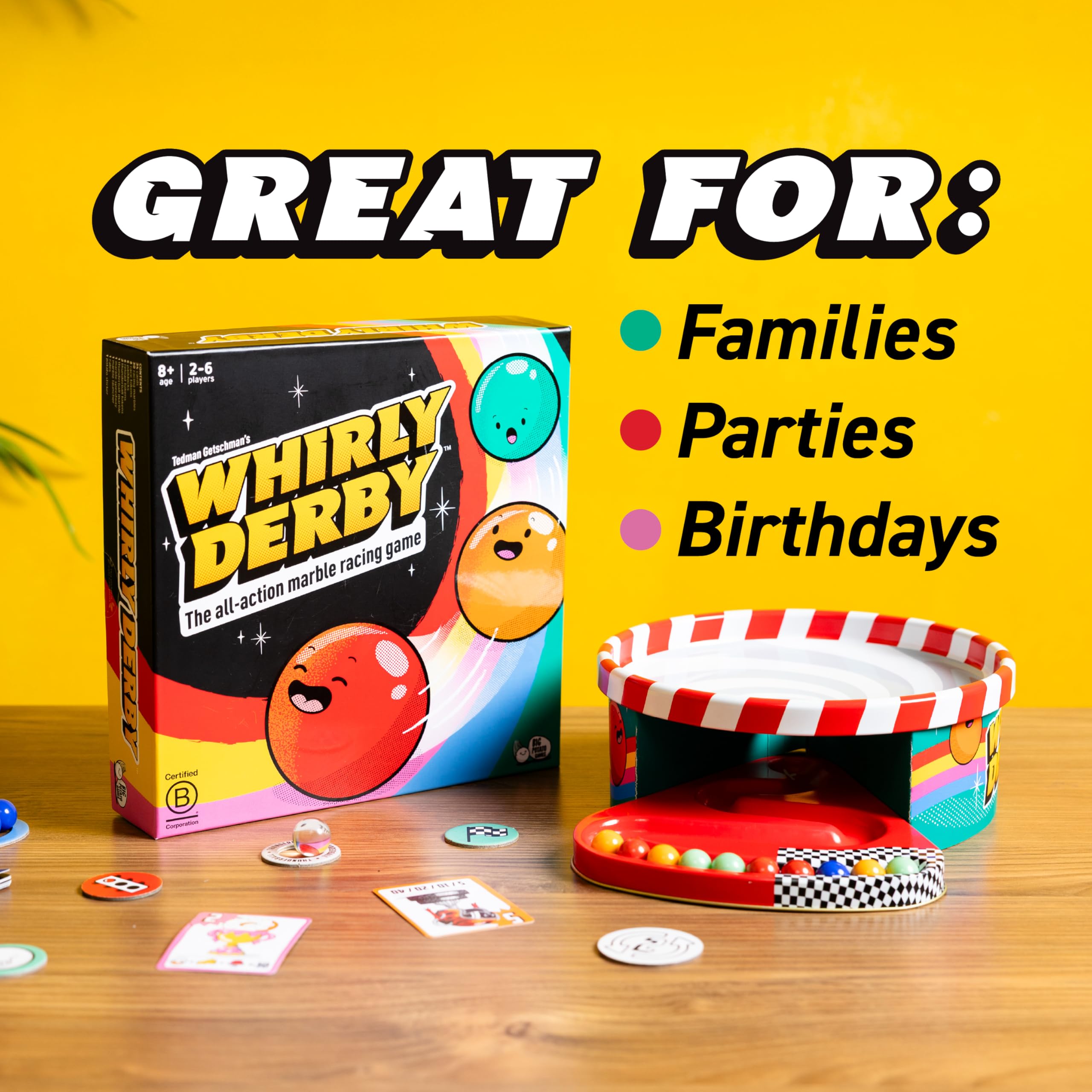 Whirly Derby The All Action Marble Racing Game