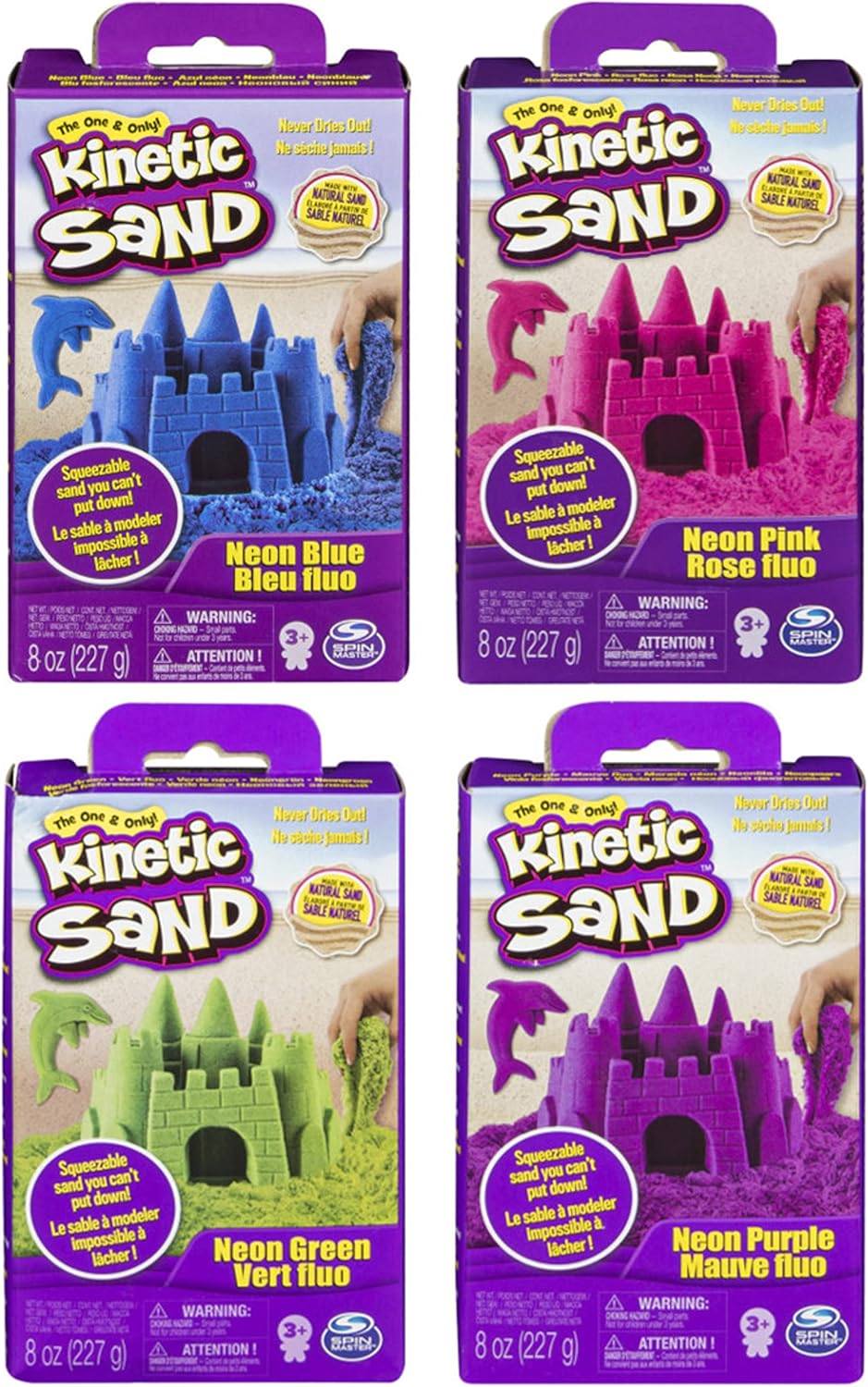 Kinetic Sand 8Oz Neon Box Assortment