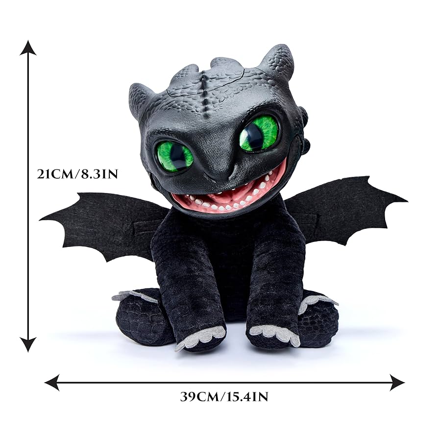 Dreamworks How To Train Your Dragon Toothless Puppetronic By Realfx Interactive Toy