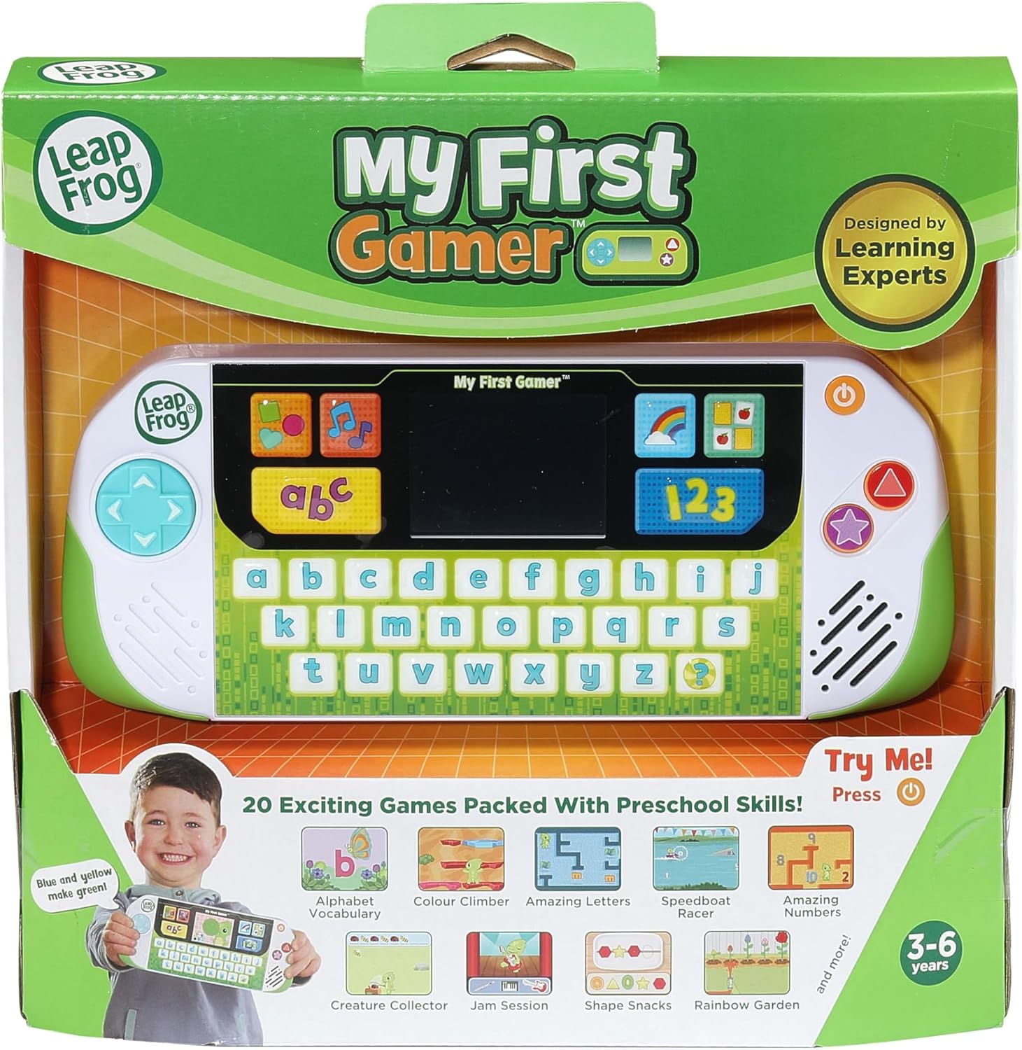 Leapfrog My First Gamer Handheld Educational Games Console