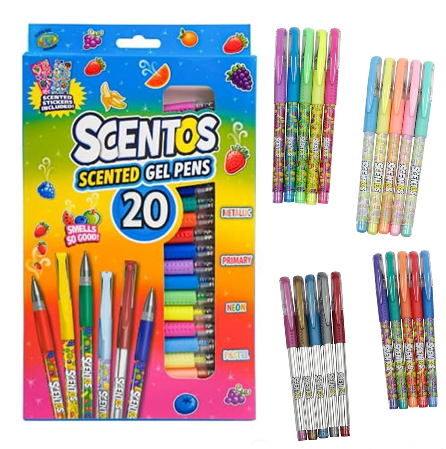 Scentos Gel Pens 20 Pack