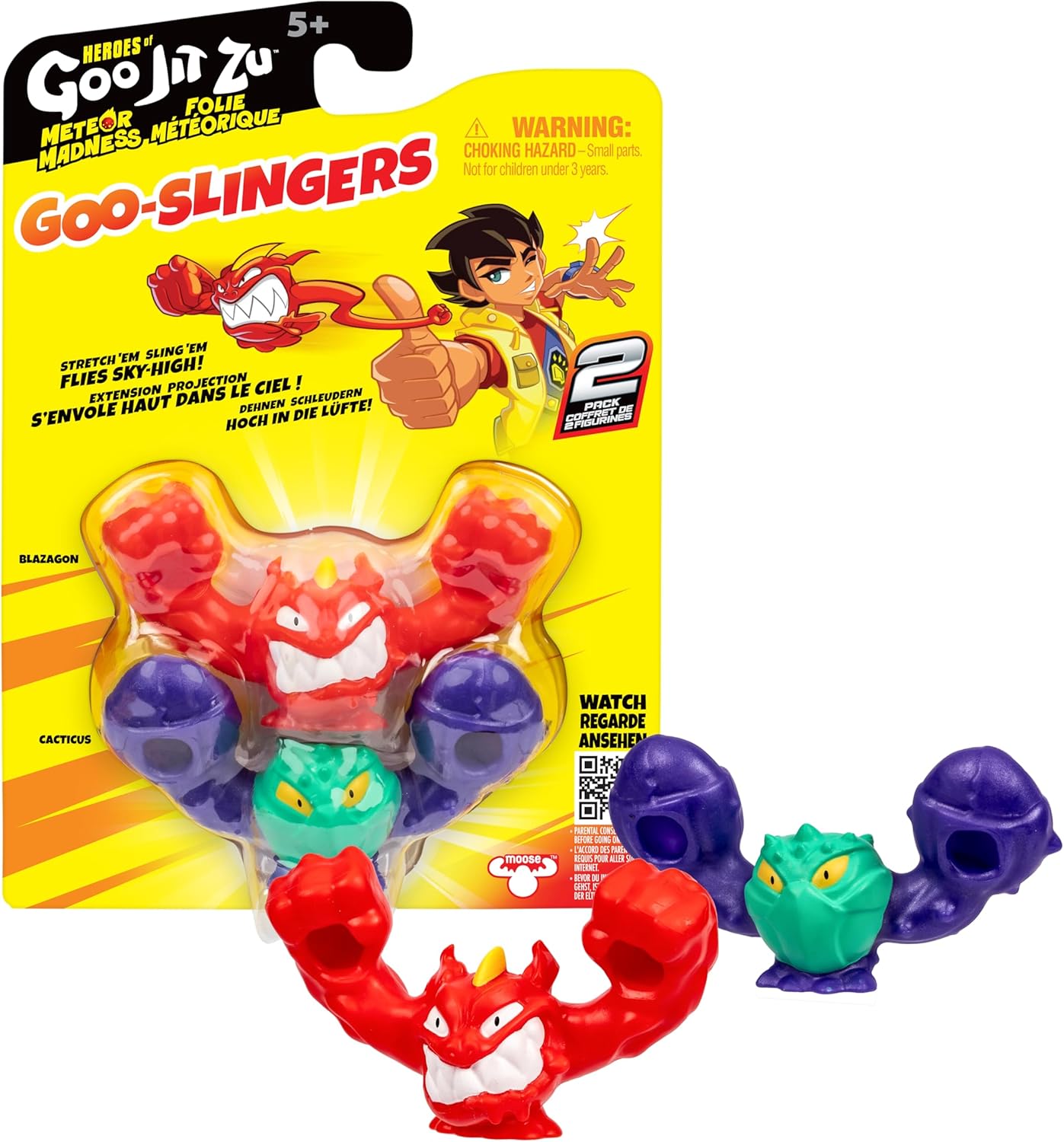 Heroes Of Goo Jit Zu Meteor Madness Goo-Slingers 2 Pack Assortment