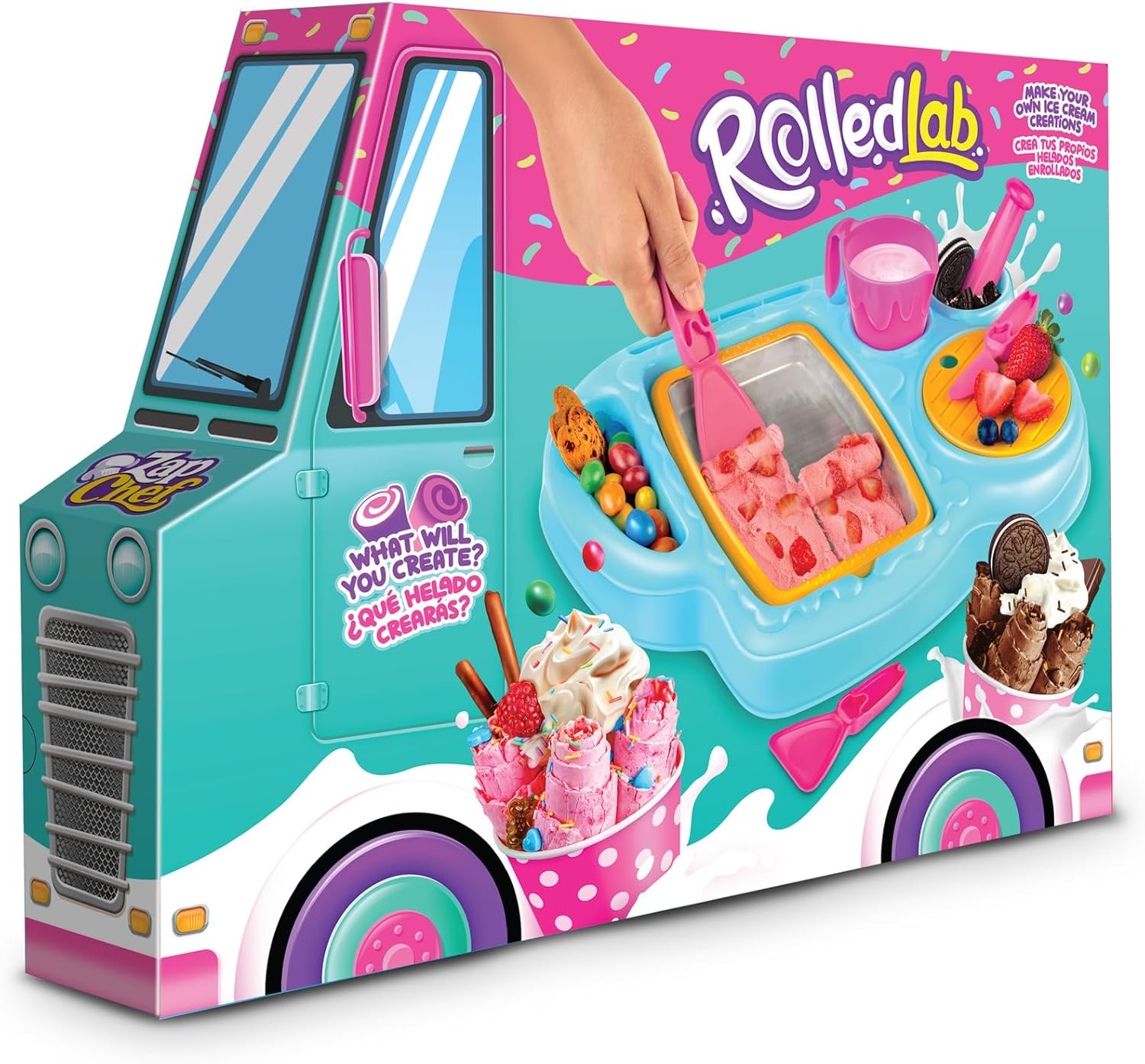 Zap Chef Rolled Lab Ice Cream Maker Set