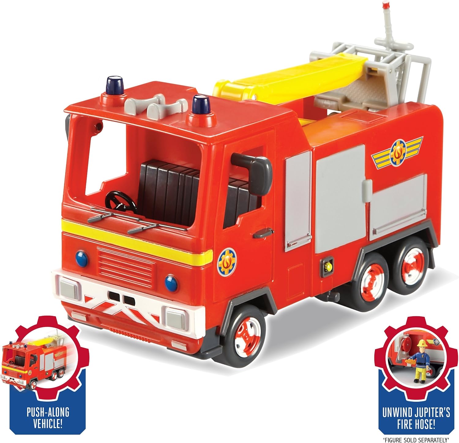 Fireman Sam Jupiter Fire Engine Vehicle