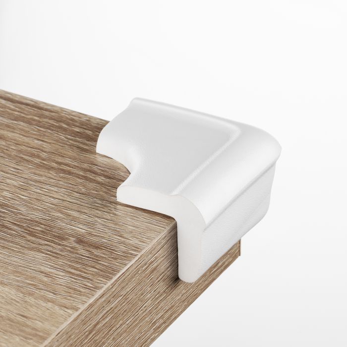 Soft Bite-Resistant Corner Protectors 4 Pk - White
