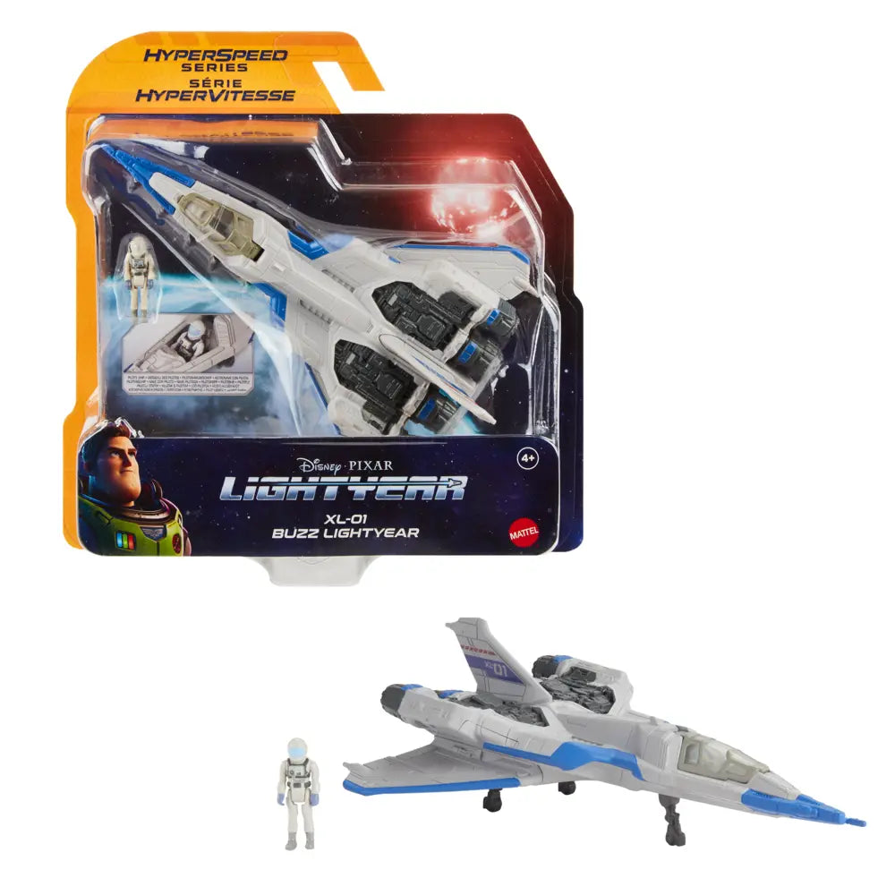 Disney Pixar Lightyear Hyperspeed Series Xl-01 And Buzz Lightyear Figure