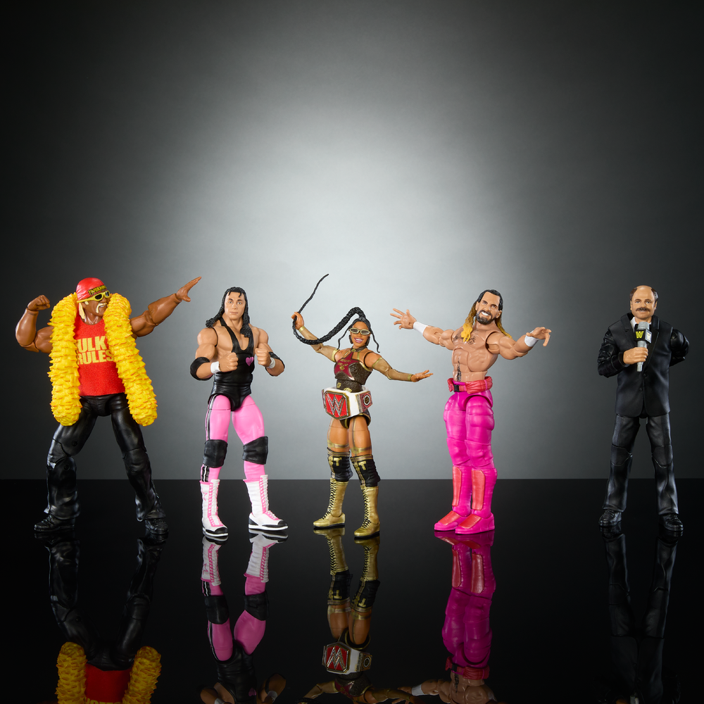 Wwe Elite Collection Premium Live Event Action Figure Set & Build-A-Figure Parts Assortment