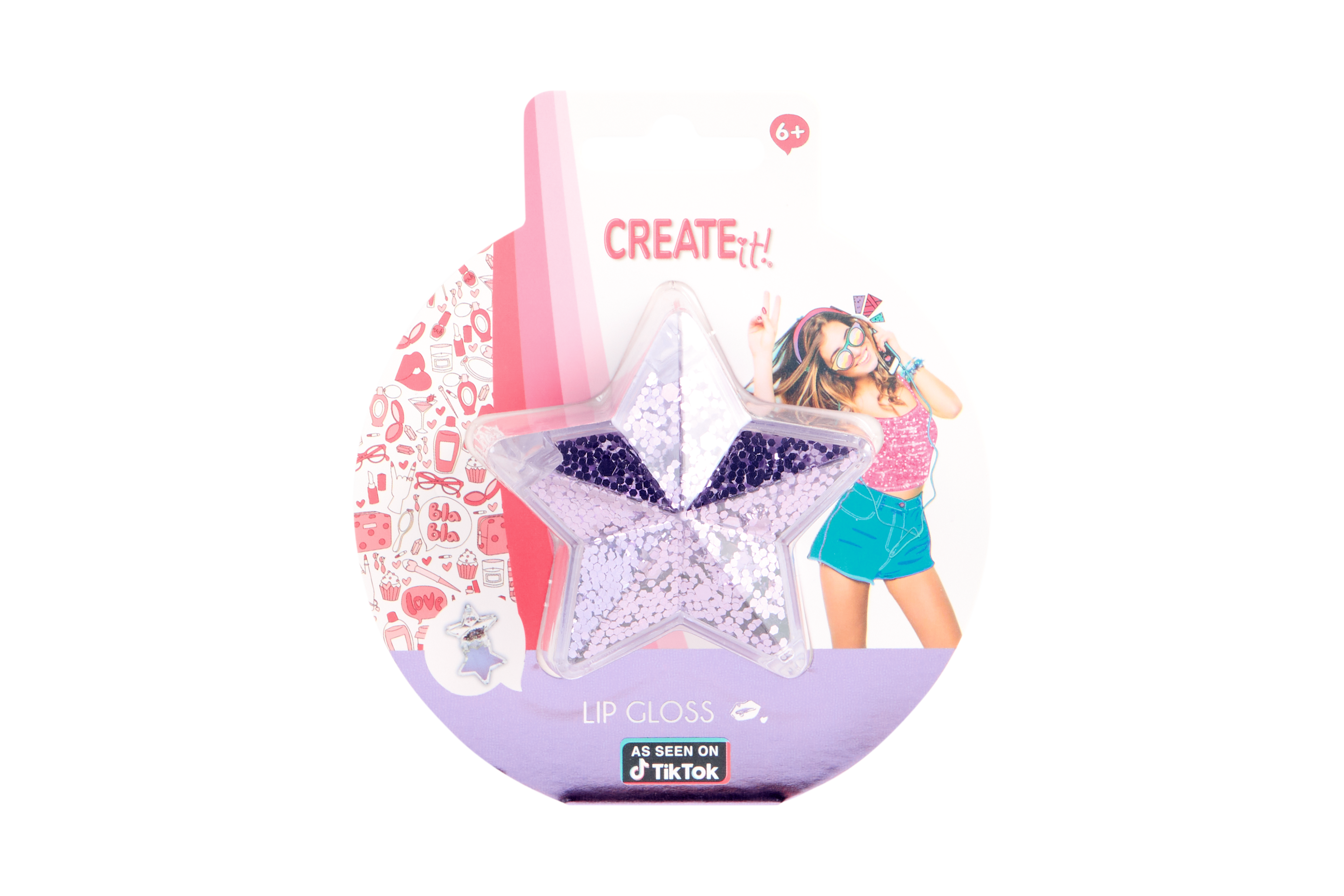 Create It! Lip Gloss Sparkle Confetti