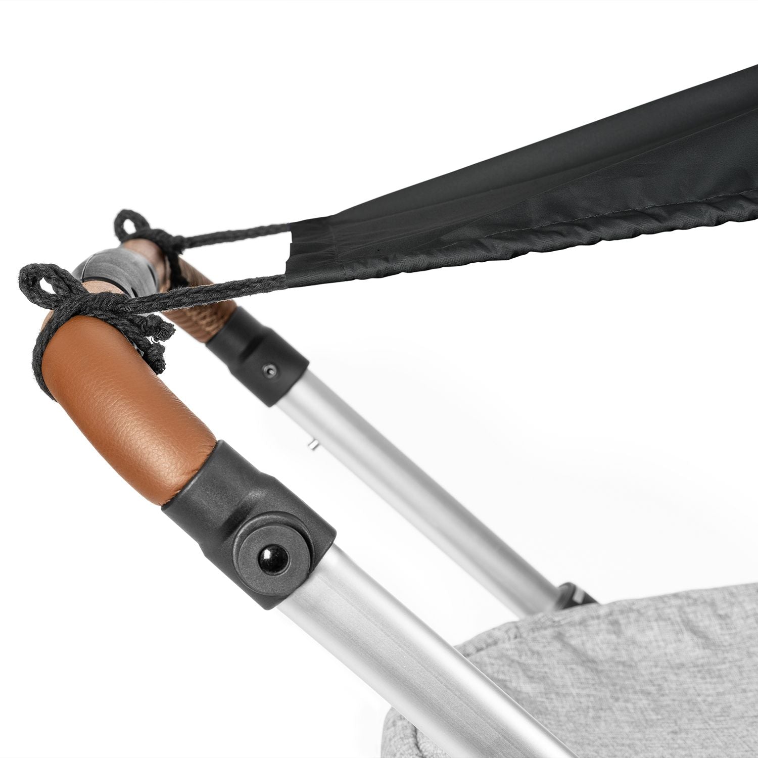 Shine Safe Universal Uvf50 Protection Pram Sunshade Awning - Black