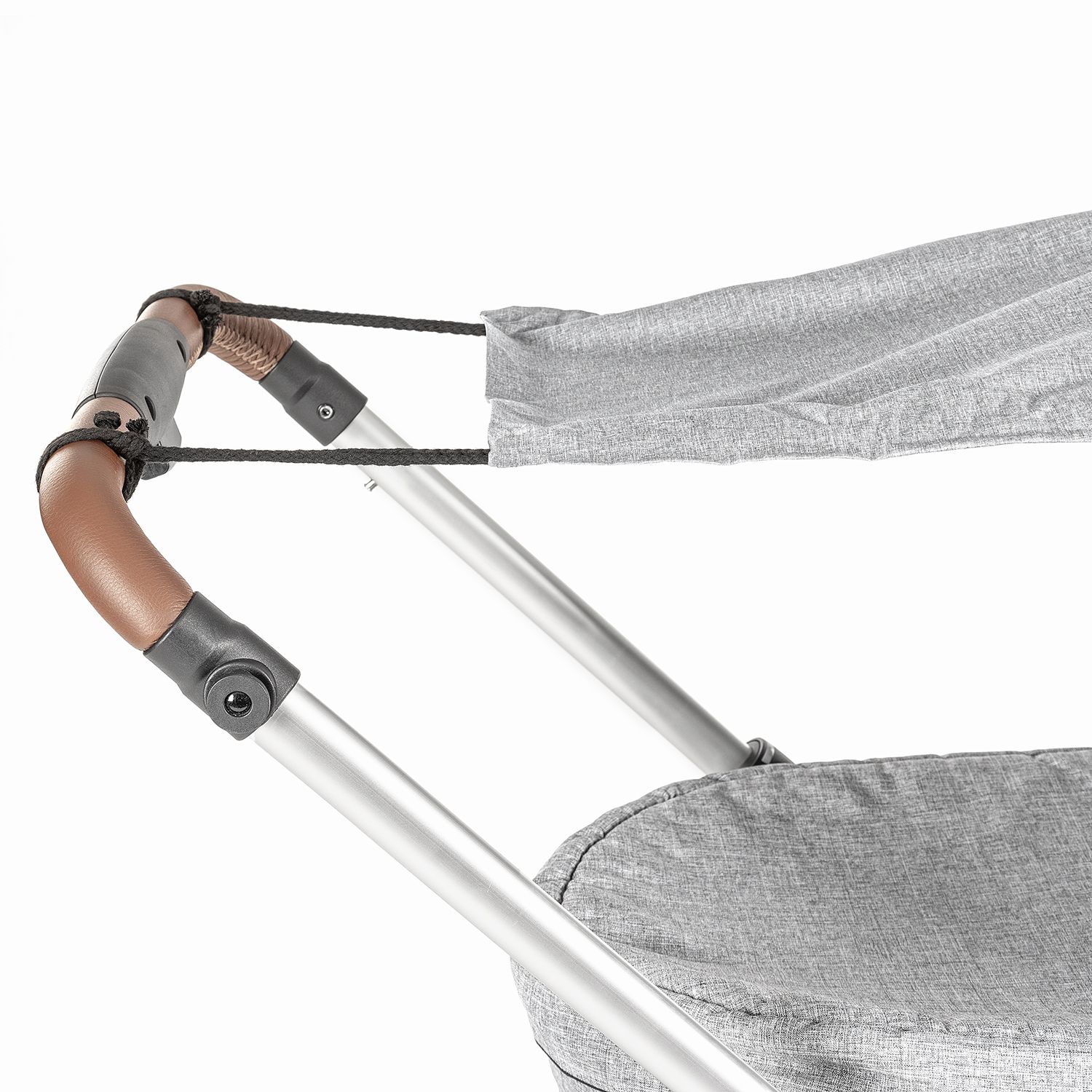 Shine Safe Universal Uvf50 Protection Pram Sunshade Awning - Grey