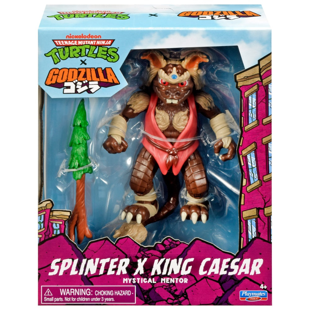 Teenage Mutant Ninja Turtles & Godzilla Cross-Over: Splinter X King Caesar Figure
