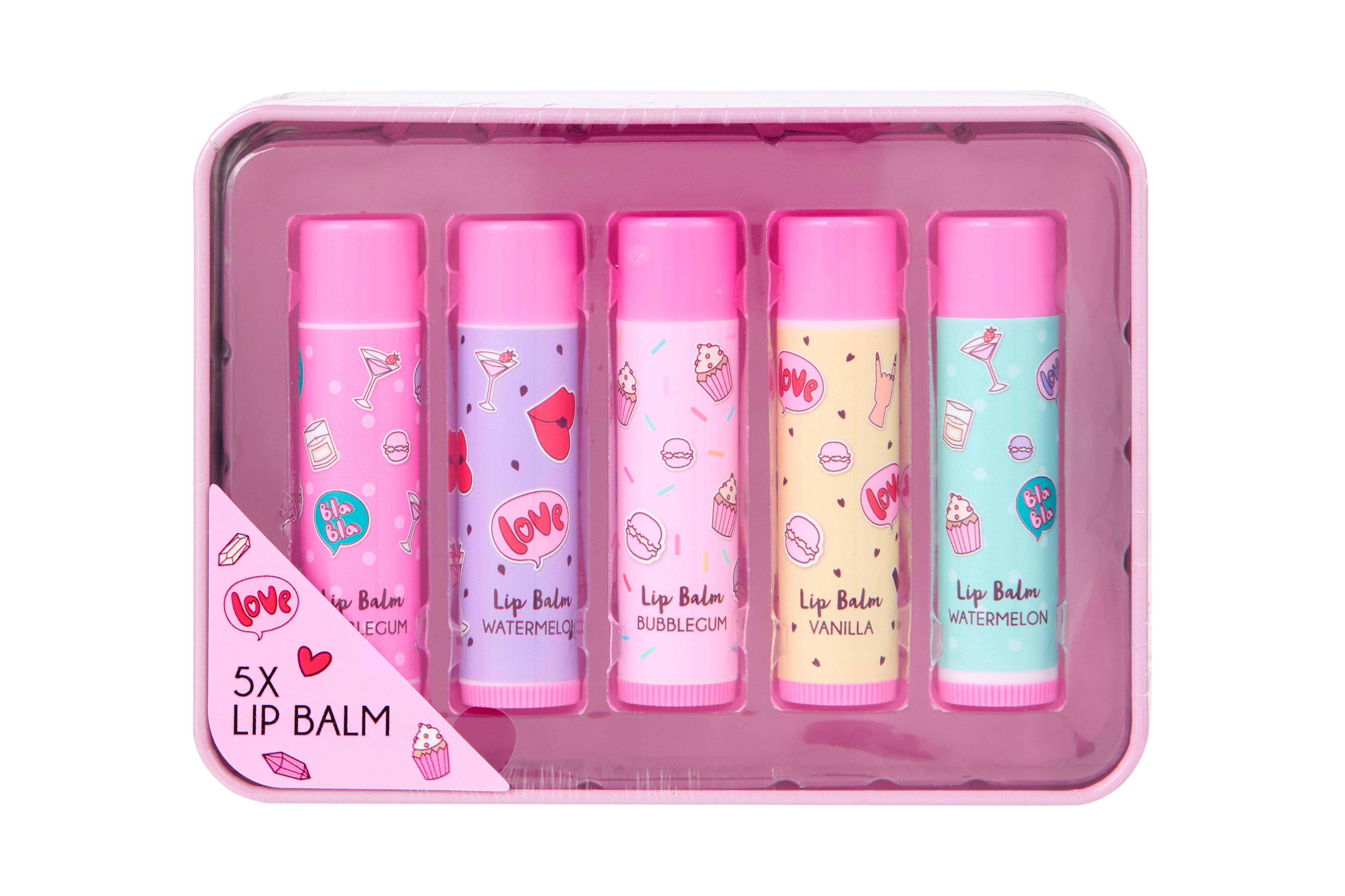 Create It! Lip Balm Tin Case 5 Pack