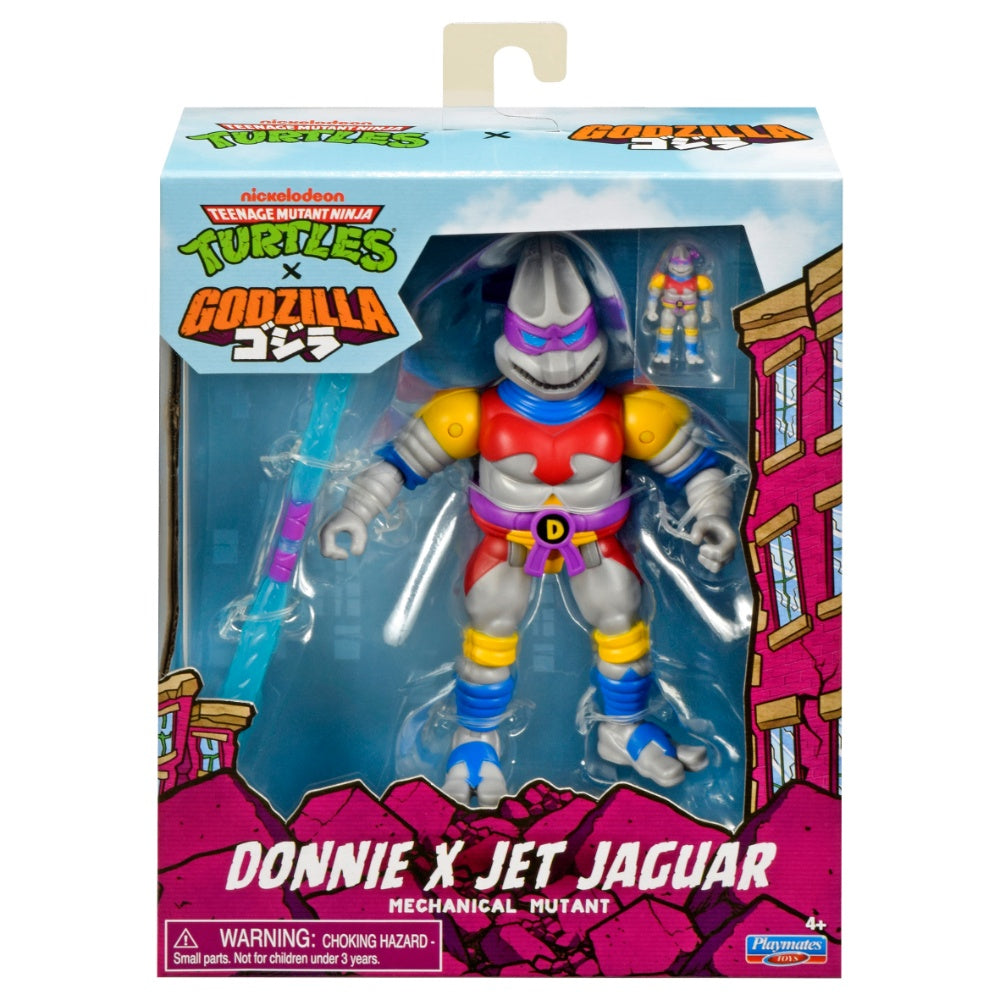 Teenage Mutant Ninja Turtles & Godzilla Cross-Over: Donatello X Jet Jaguar Figure