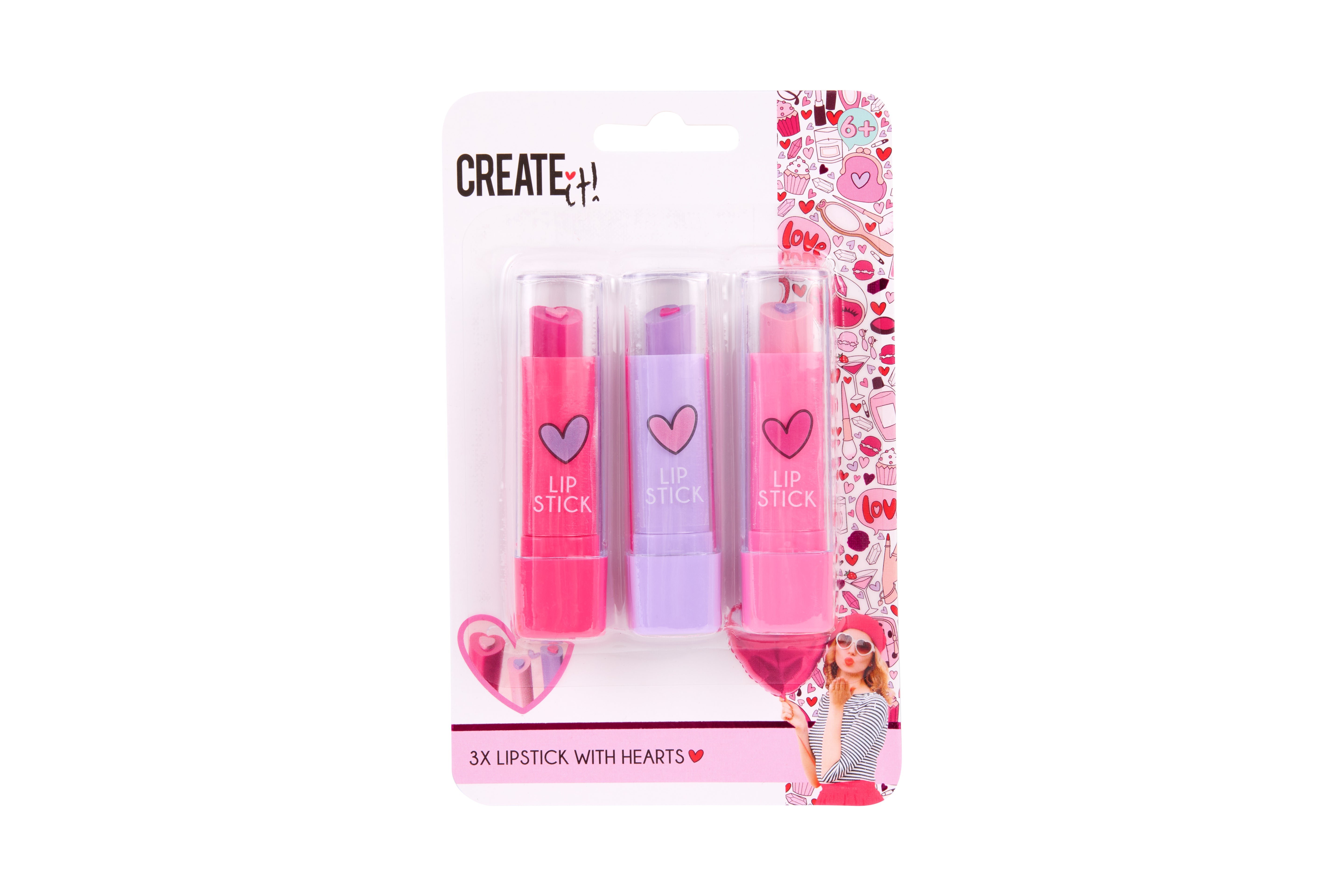 Create It! Love Lipstick 3 Pack