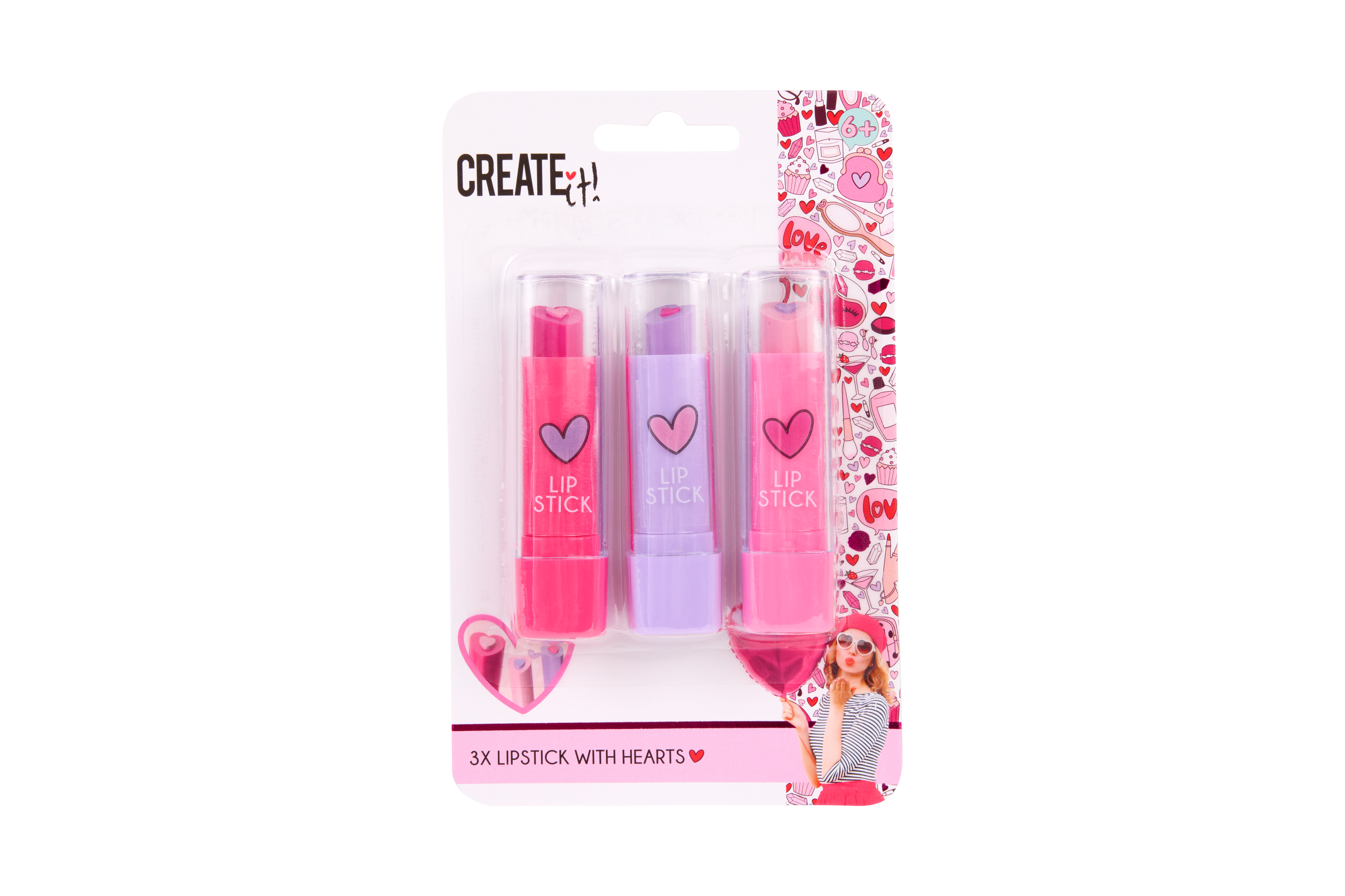 Create It! Love Lipstick 3 Pack