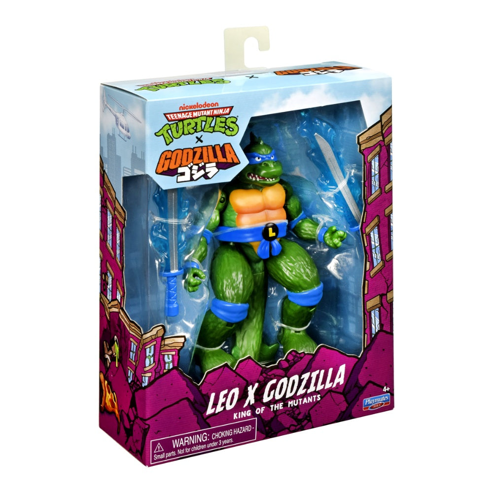 Teenage Mutant Ninja Turtles X Godzilla Leo Action Figure With Accessories