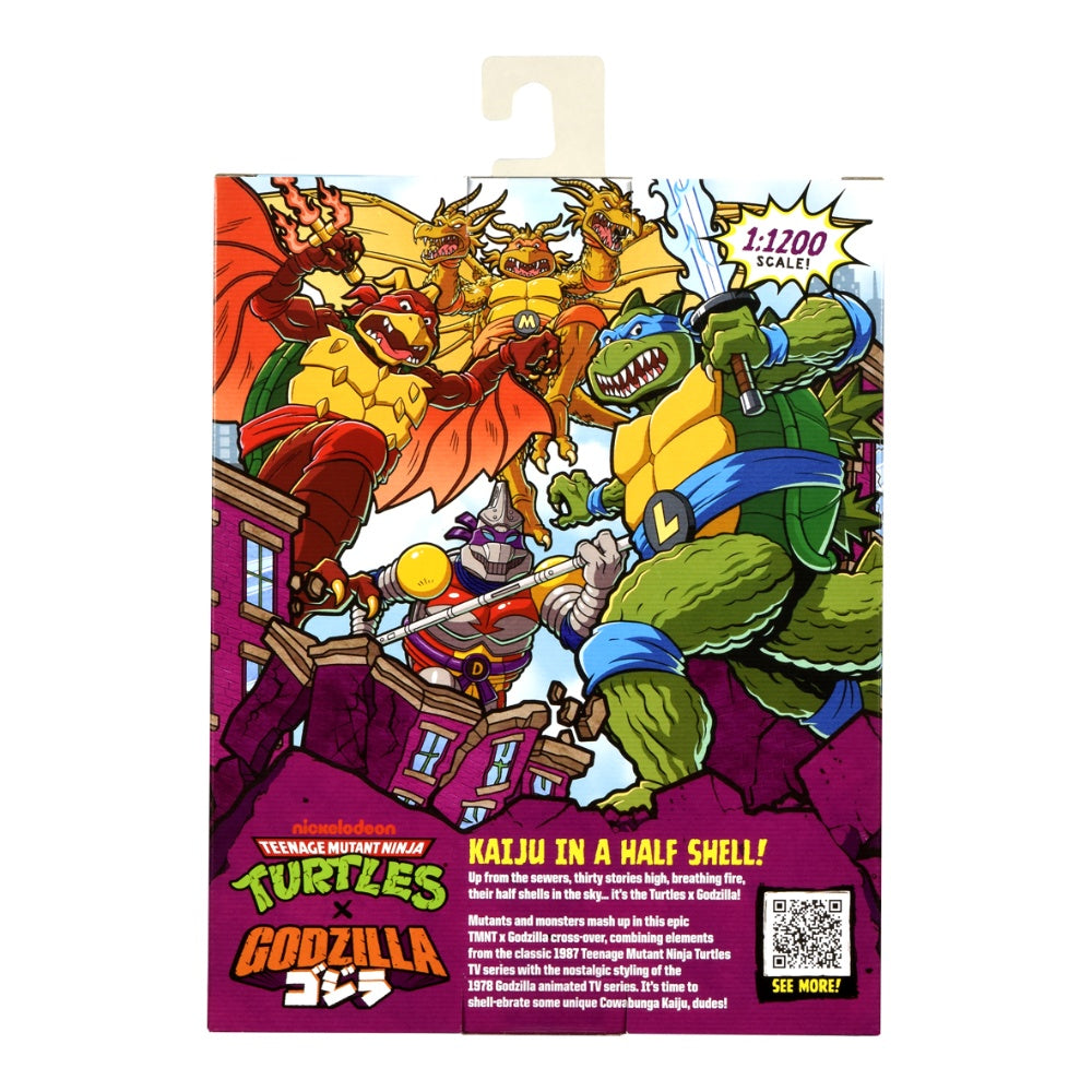 Teenage Mutant Ninja Turtles X Godzilla Leo Action Figure With Accessories