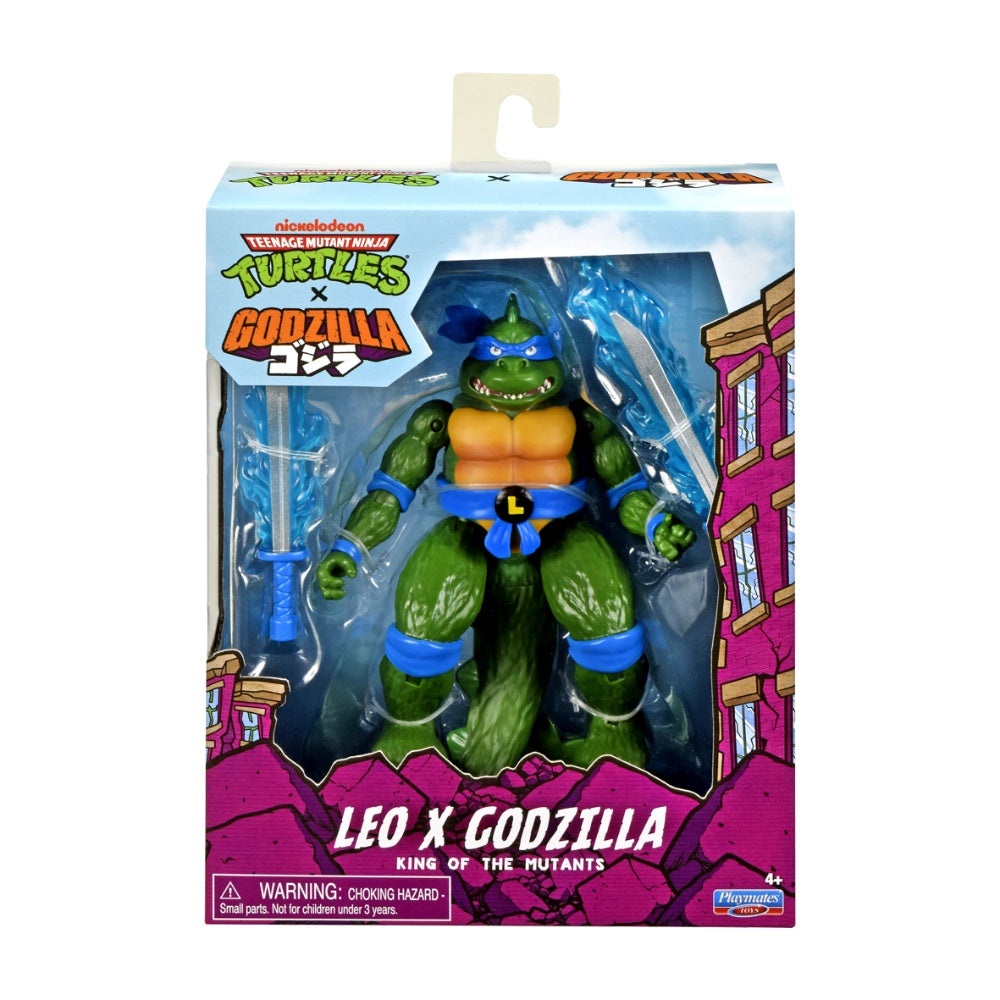 Teenage Mutant Ninja Turtles X Godzilla Leo Action Figure With Accessories