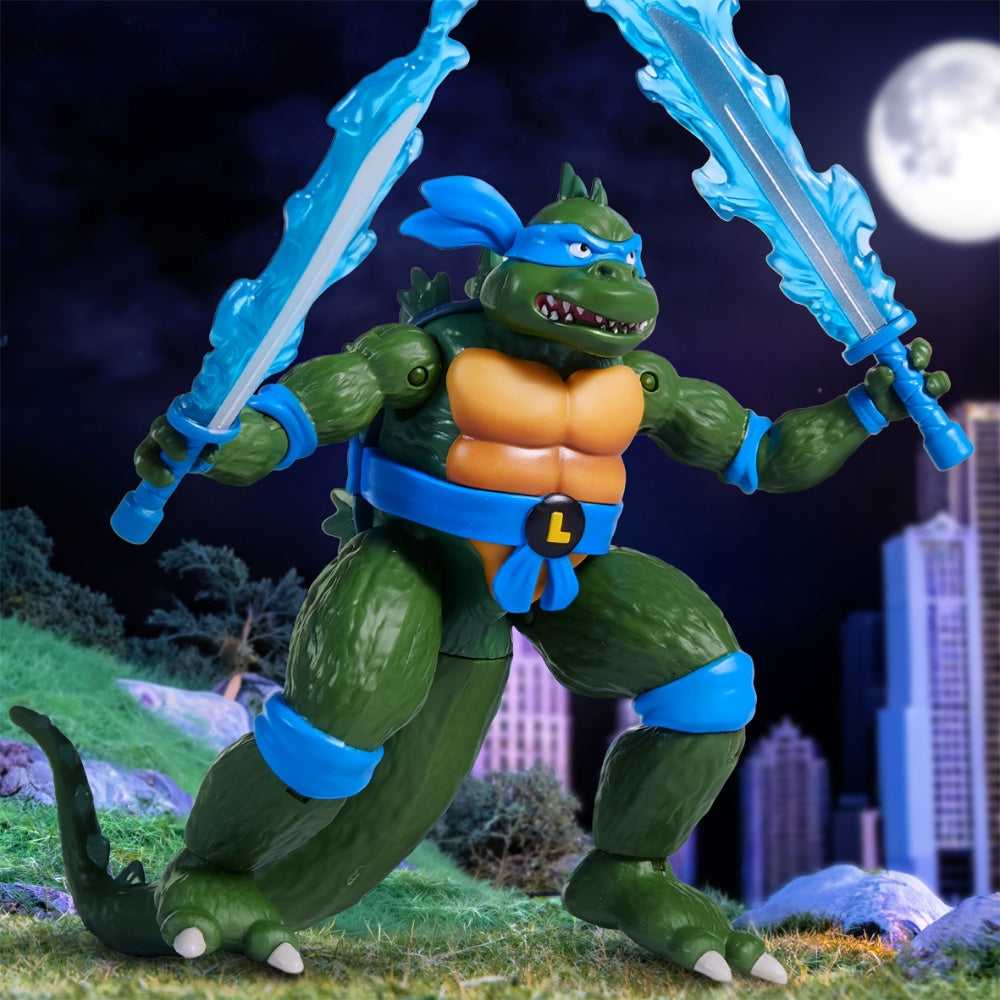 Teenage Mutant Ninja Turtles X Godzilla Leo Action Figure With Accessories
