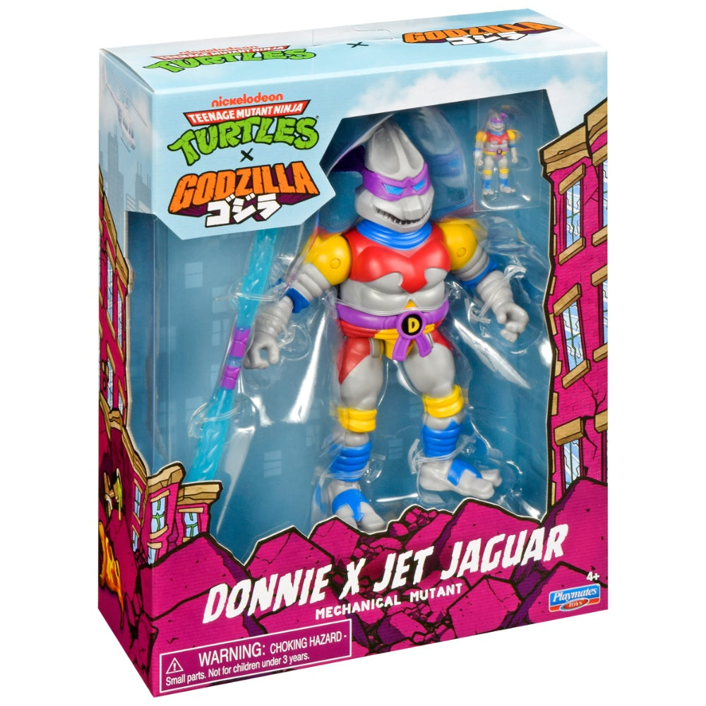 Teenage Mutant Ninja Turtles & Godzilla Cross-Over: Donatello X Jet Jaguar Figure
