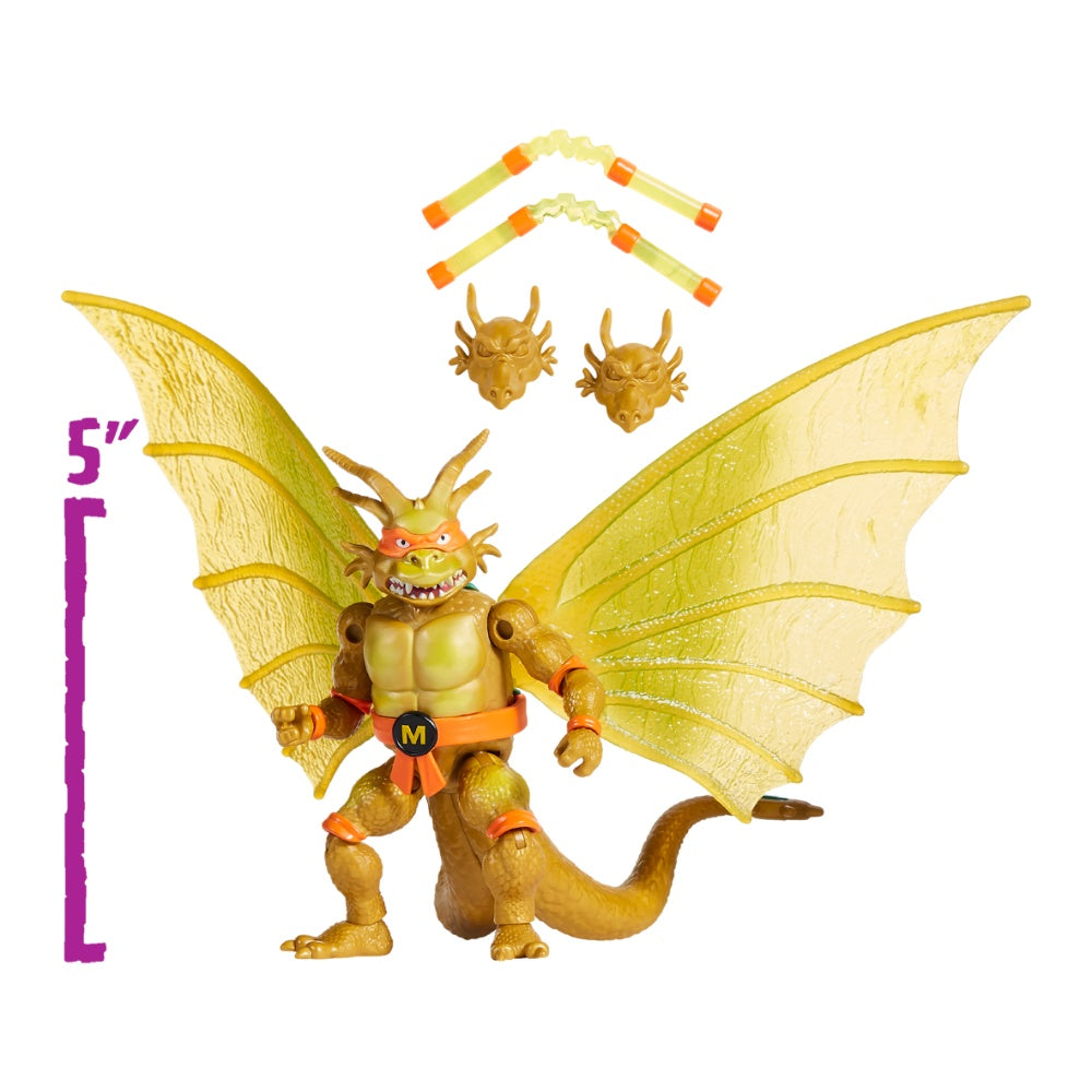 Teenage Mutant Ninja Turtles X Godzilla: Ghidora Michelangelo Action Figure With Accessories