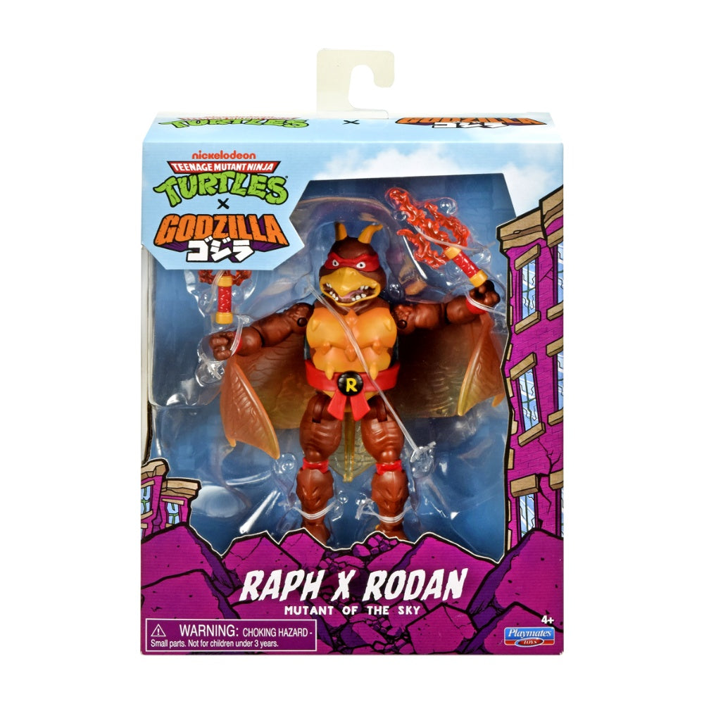 Teenage Mutant Ninja Turtles X Godzilla: Rodan Raphael Action Figure With Accessories