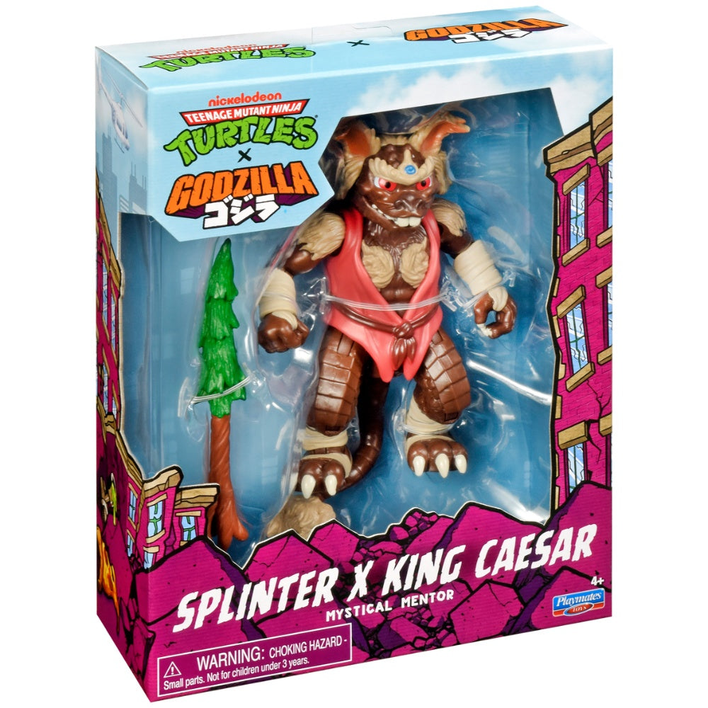 Teenage Mutant Ninja Turtles & Godzilla Cross-Over: Splinter X King Caesar Figure