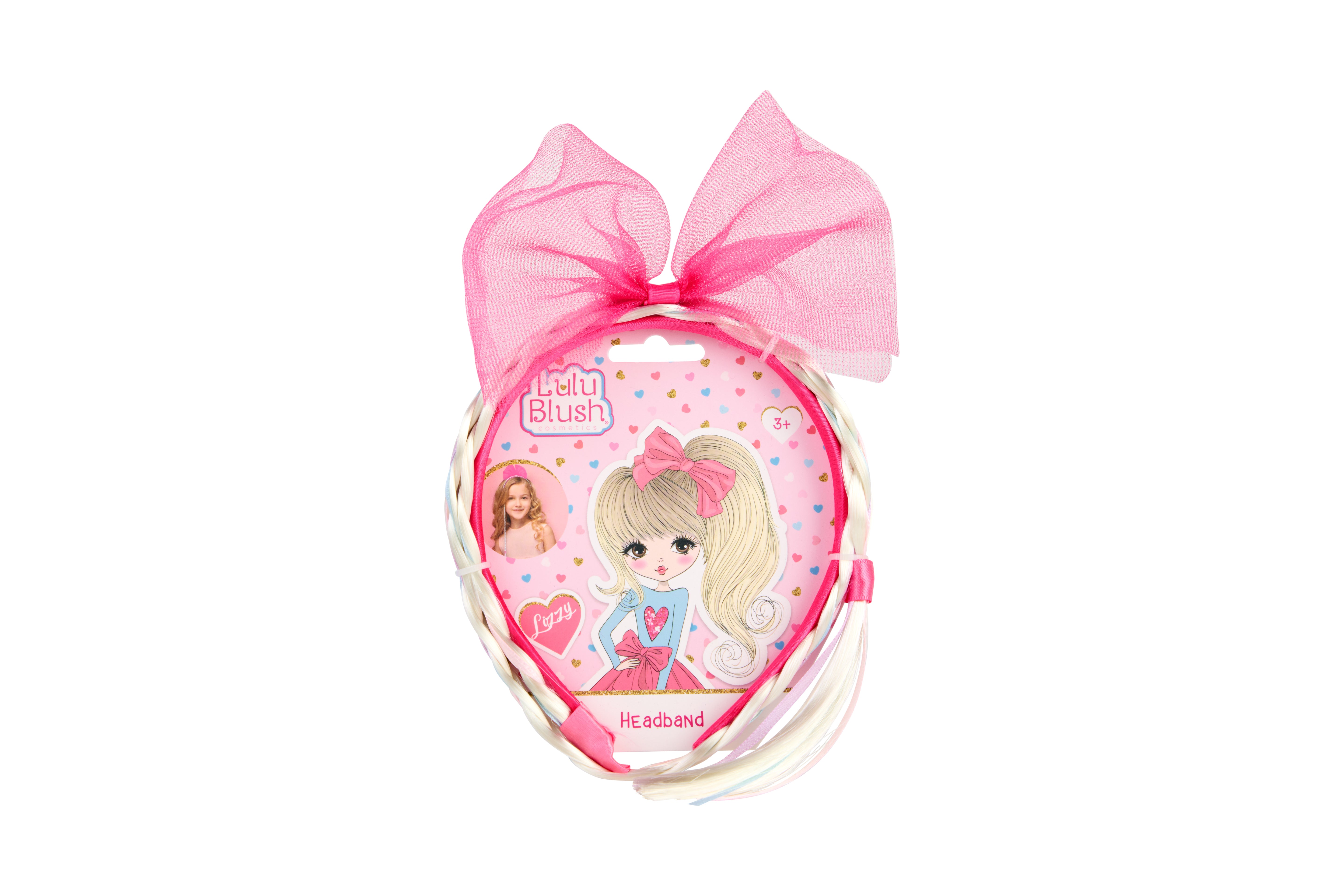 Lulu Blush Hairband With Braid