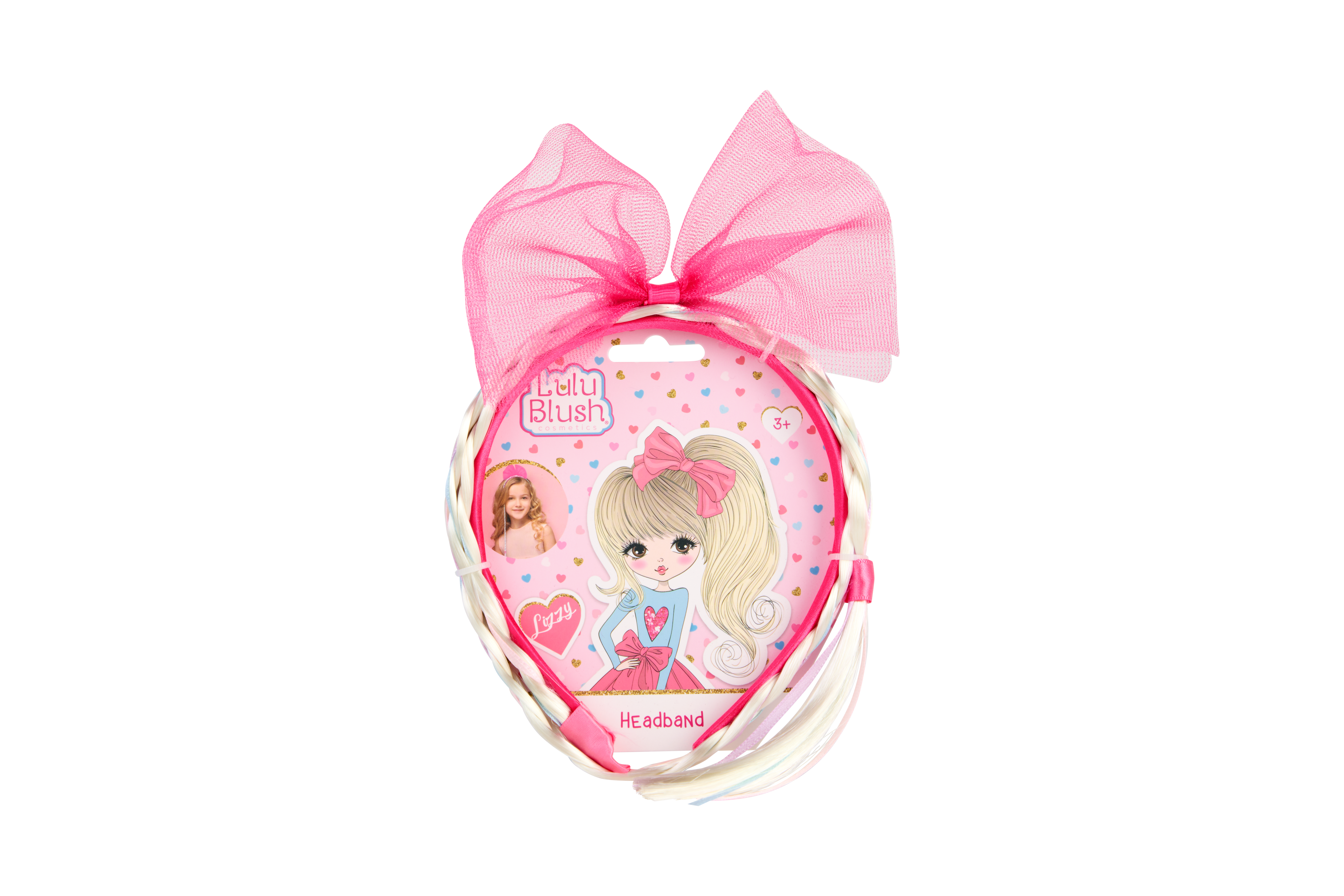 Lulu Blush Hairband With Braid