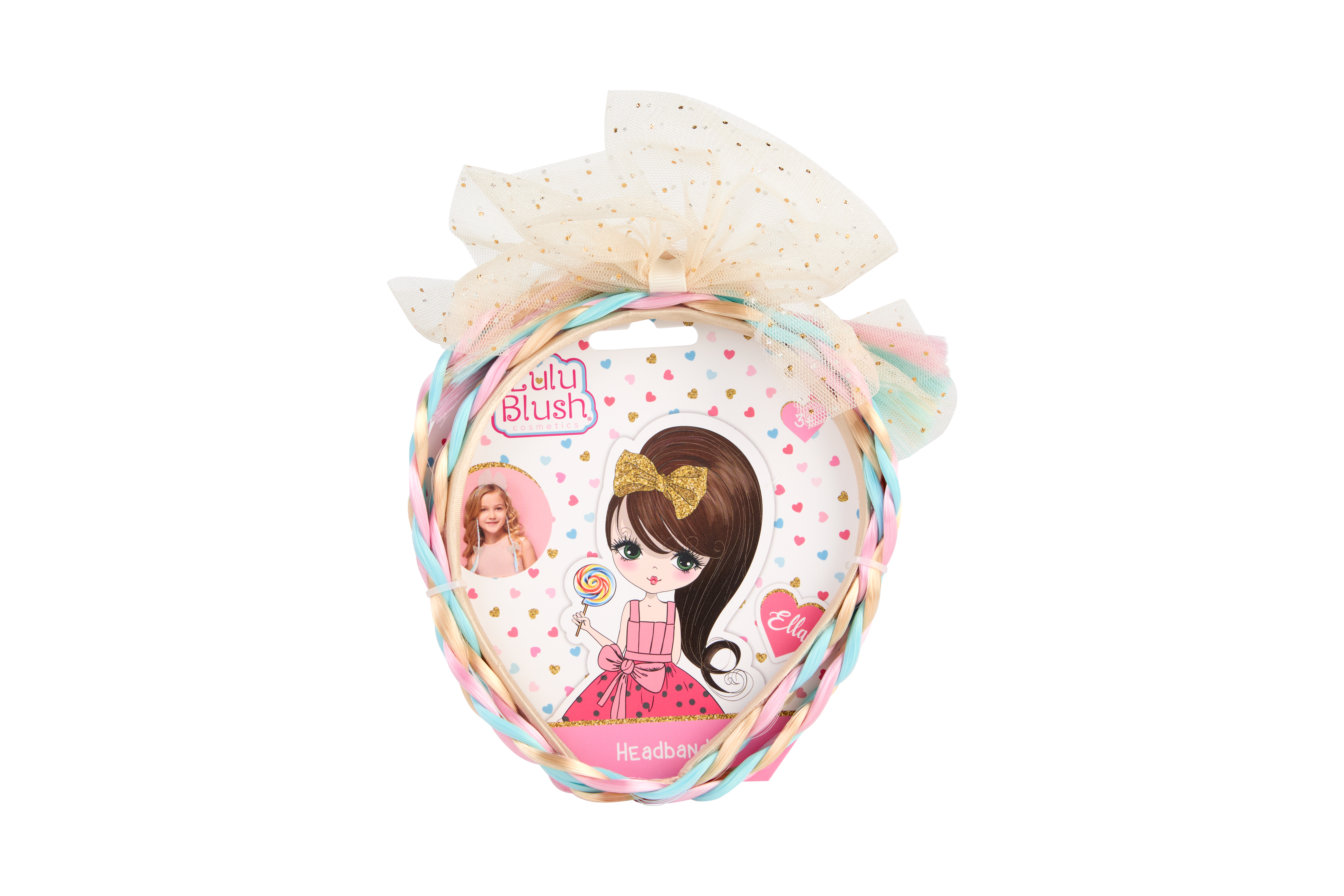 Lulu Blush Hairband With Braid