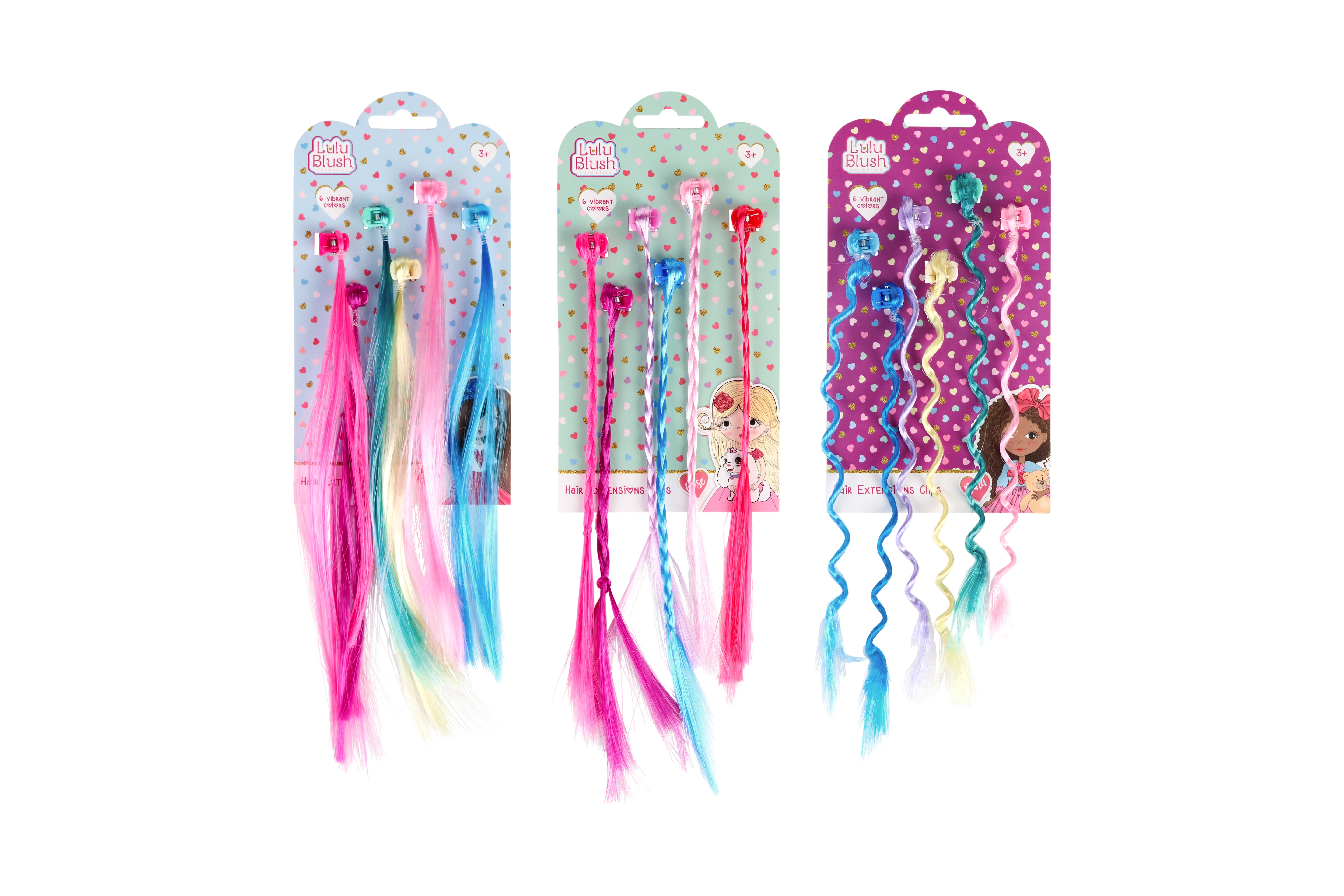 Lulu Blush Hairclip With Extension